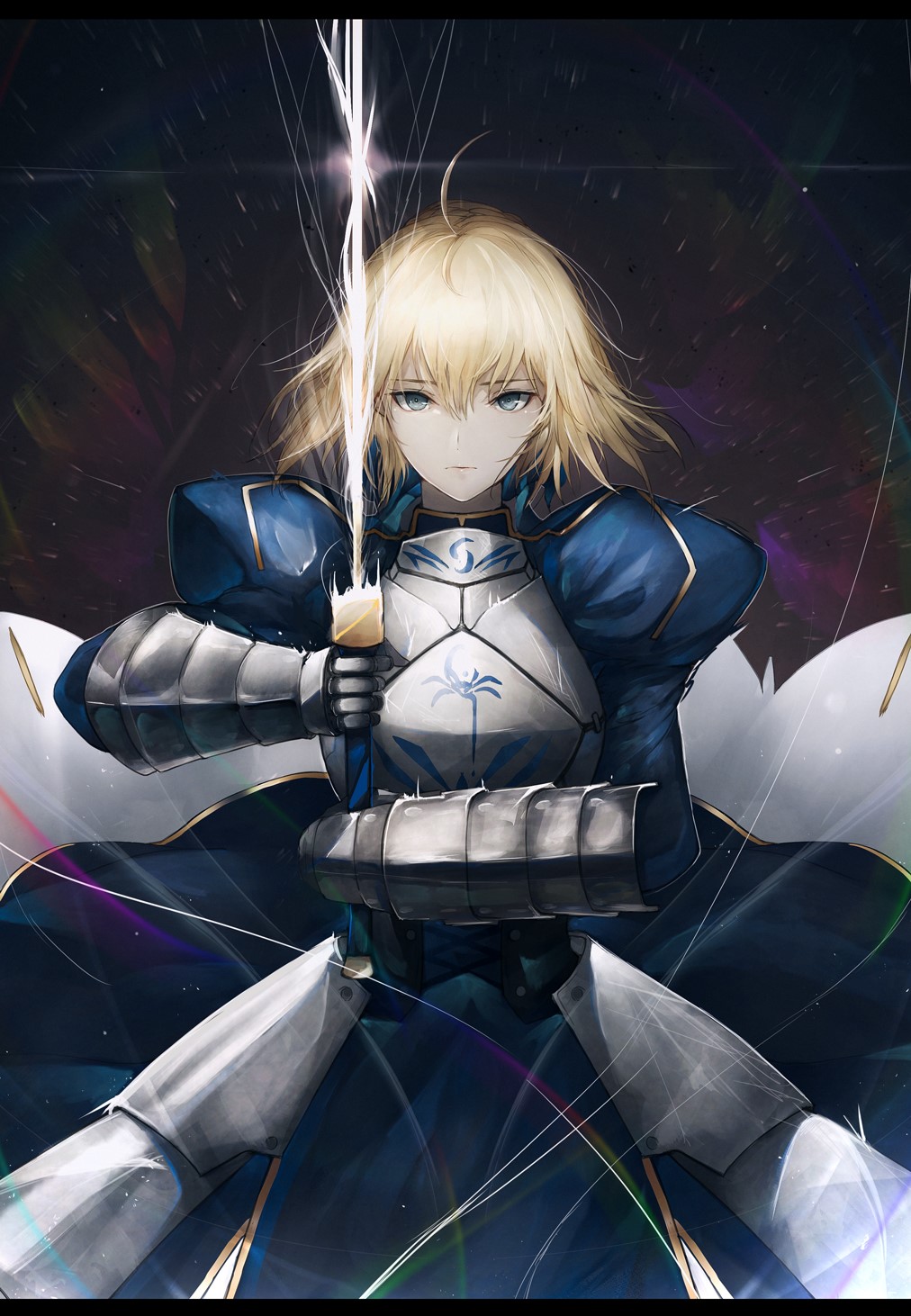 Saber Arturia Pendragon from Fate/Stay Night HD Phone Wallpaper