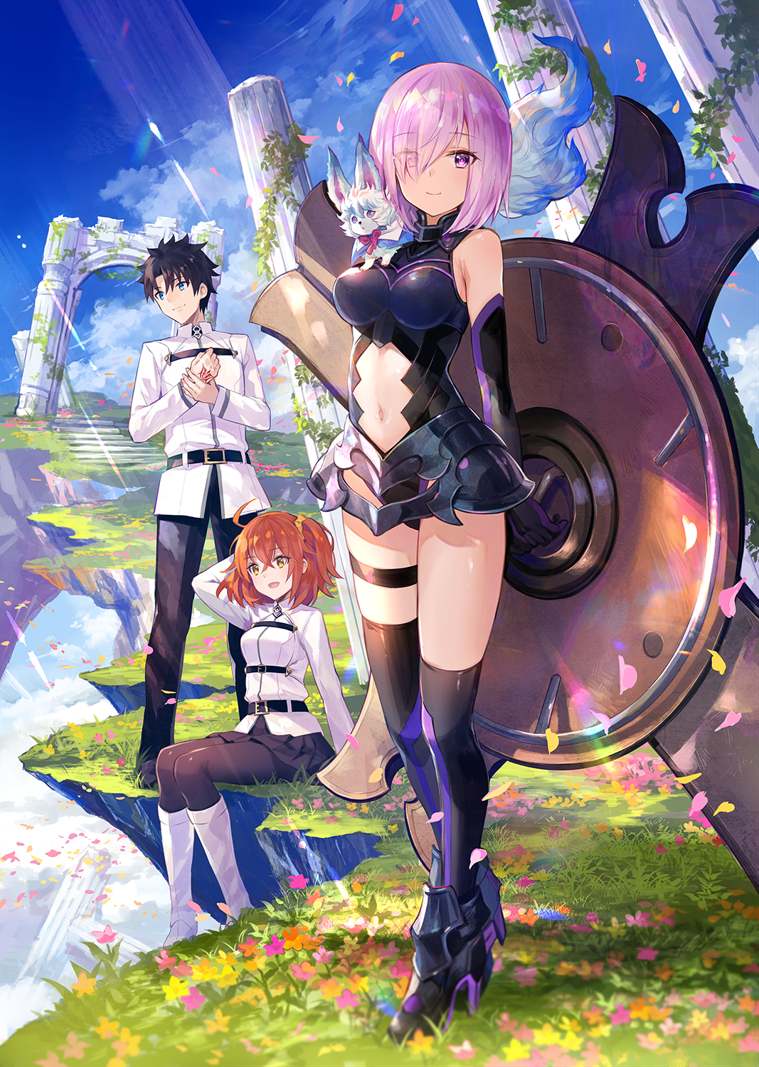 Mash Kyrielight and Fujimaru Ritsuka from Fate/Grand Order HD Phone Wallpaper