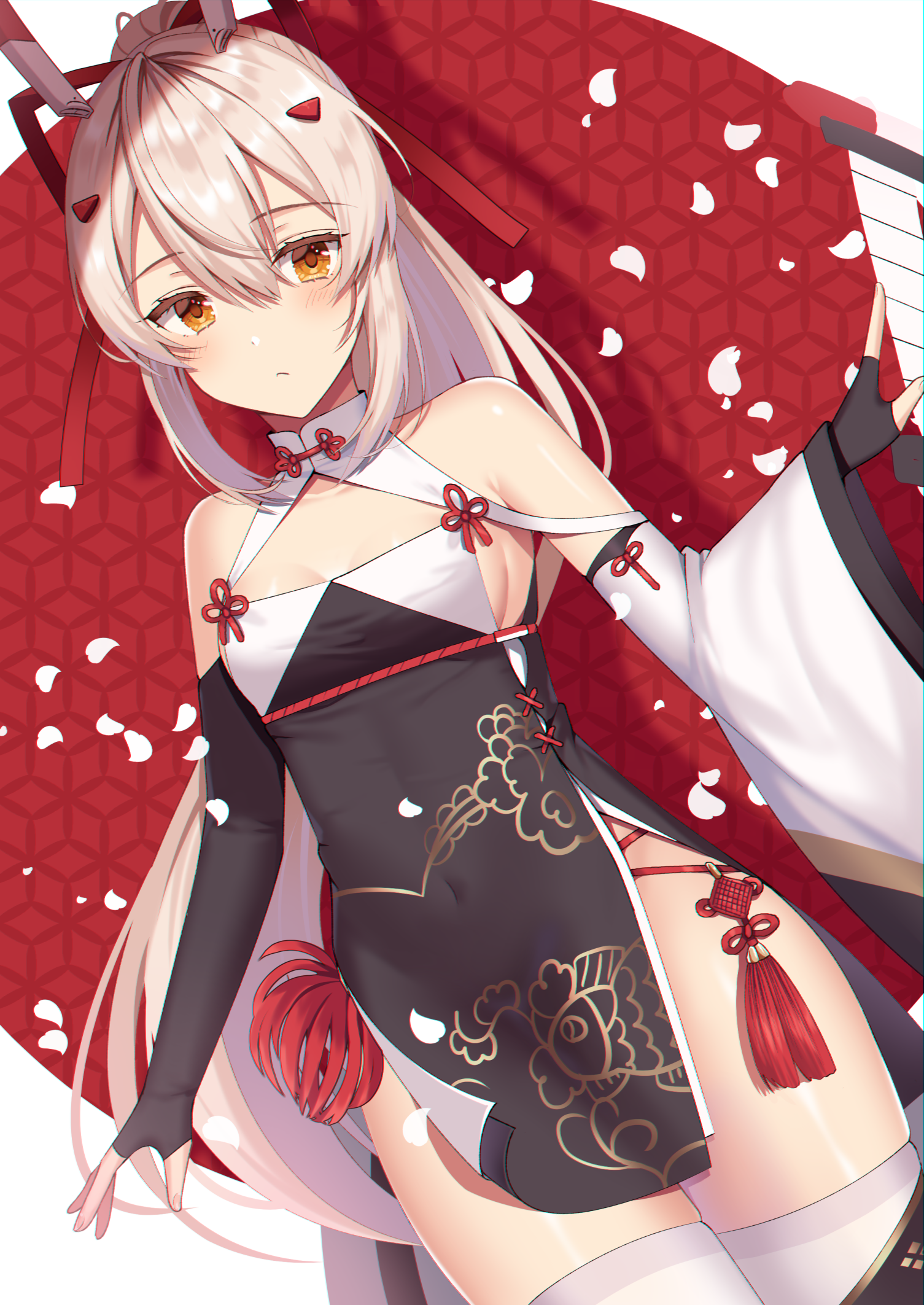Ayanami from Azur Lane in traditional Japanese attire HD Phone Wallpaper