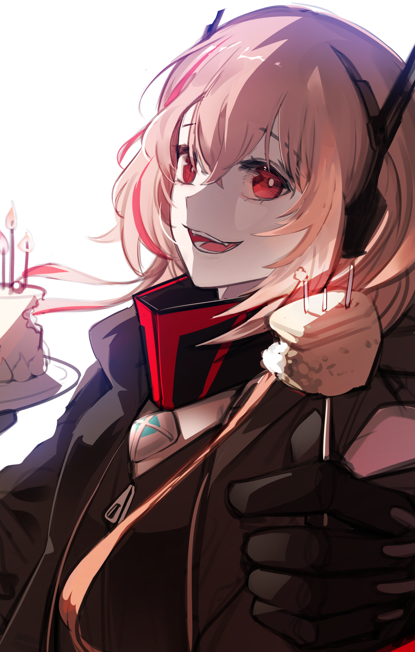 M4 SOPMOD II from Girls Frontline holding cake HD Phone Wallpaper