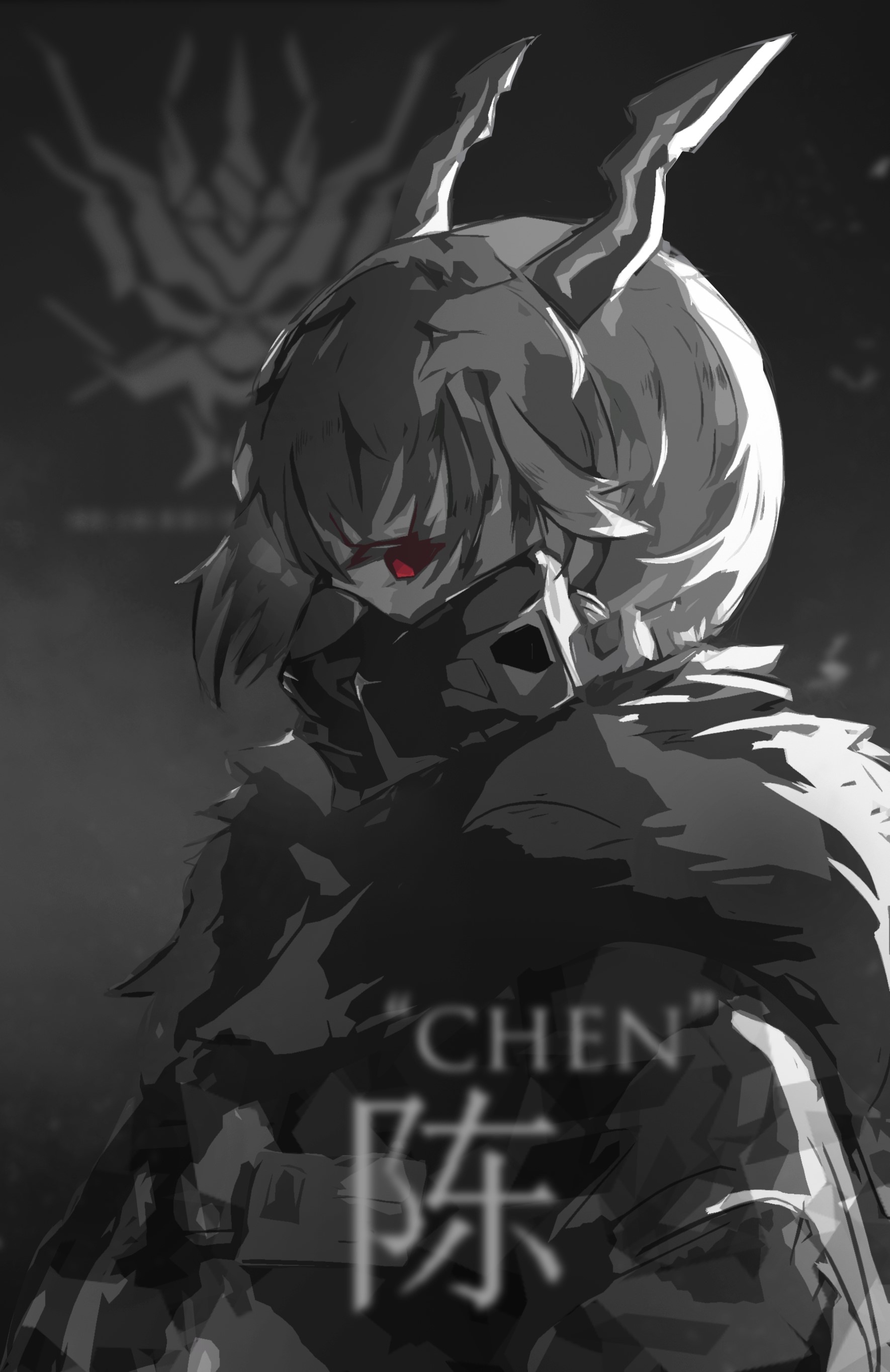Chen from Arknights HD Phone Wallpaper