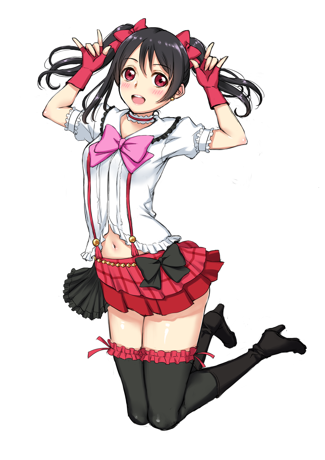 Yazawa Nico from Love Live! anime girl HD Phone Wallpaper