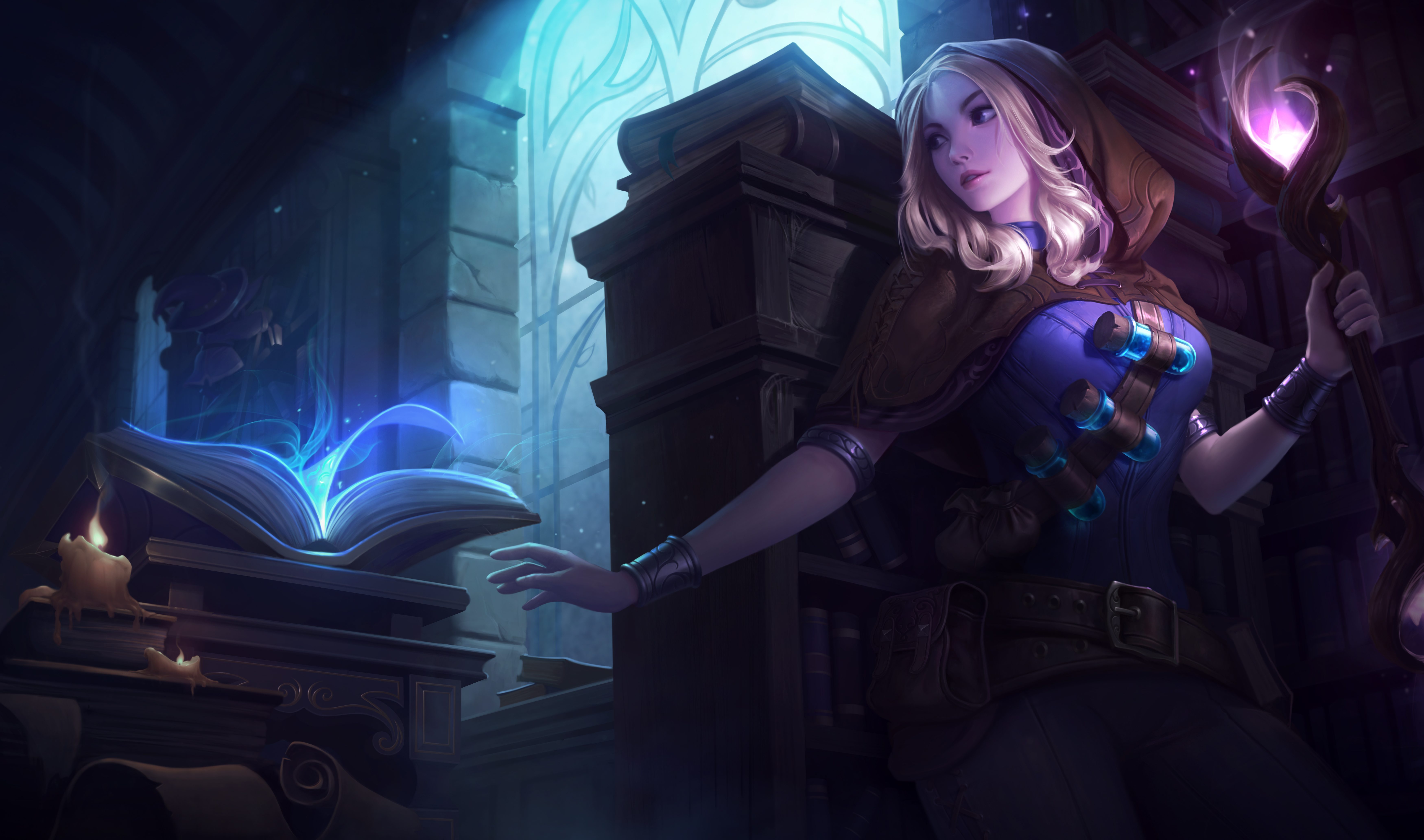 Lux from League of Legends 4K HD Wallpaper