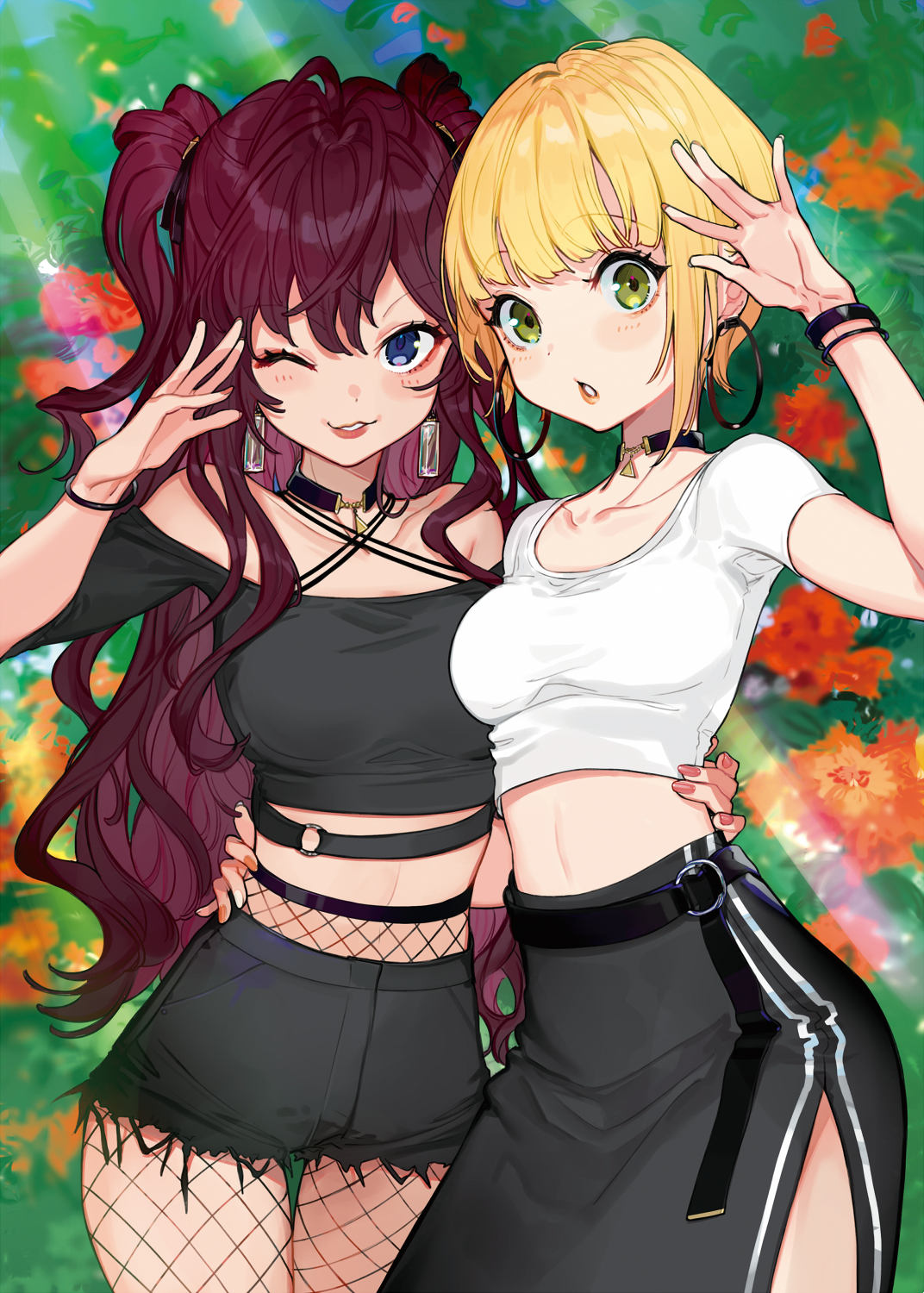 Miyamoto Frederica and Ichinose Shiki anime girls HD Phone Wallpaper