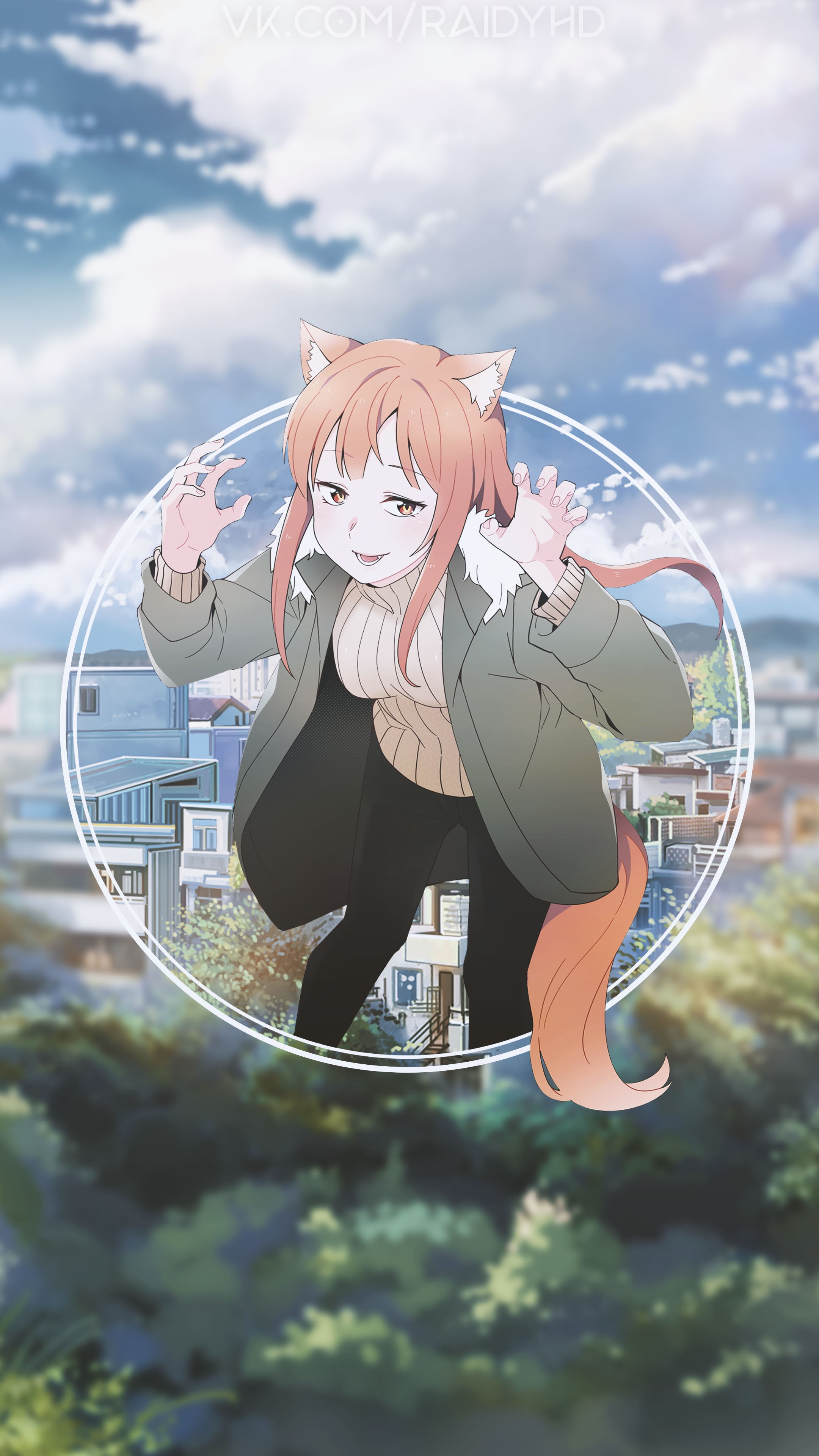 Holo from Spice and Wolf HD Phone Wallpaper