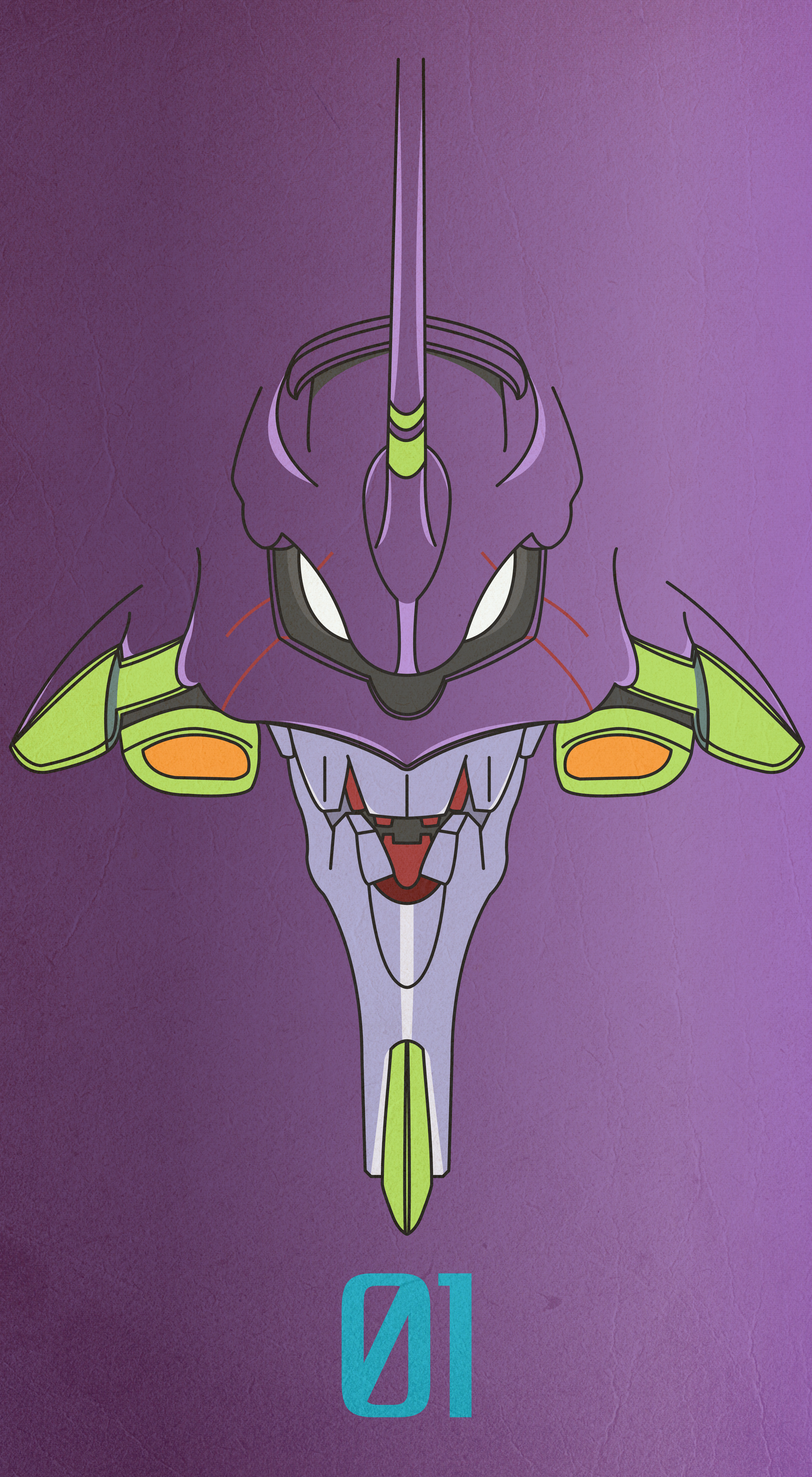EVA Unit 01 from Neon Genesis Evangelion HD Phone Wallpaper