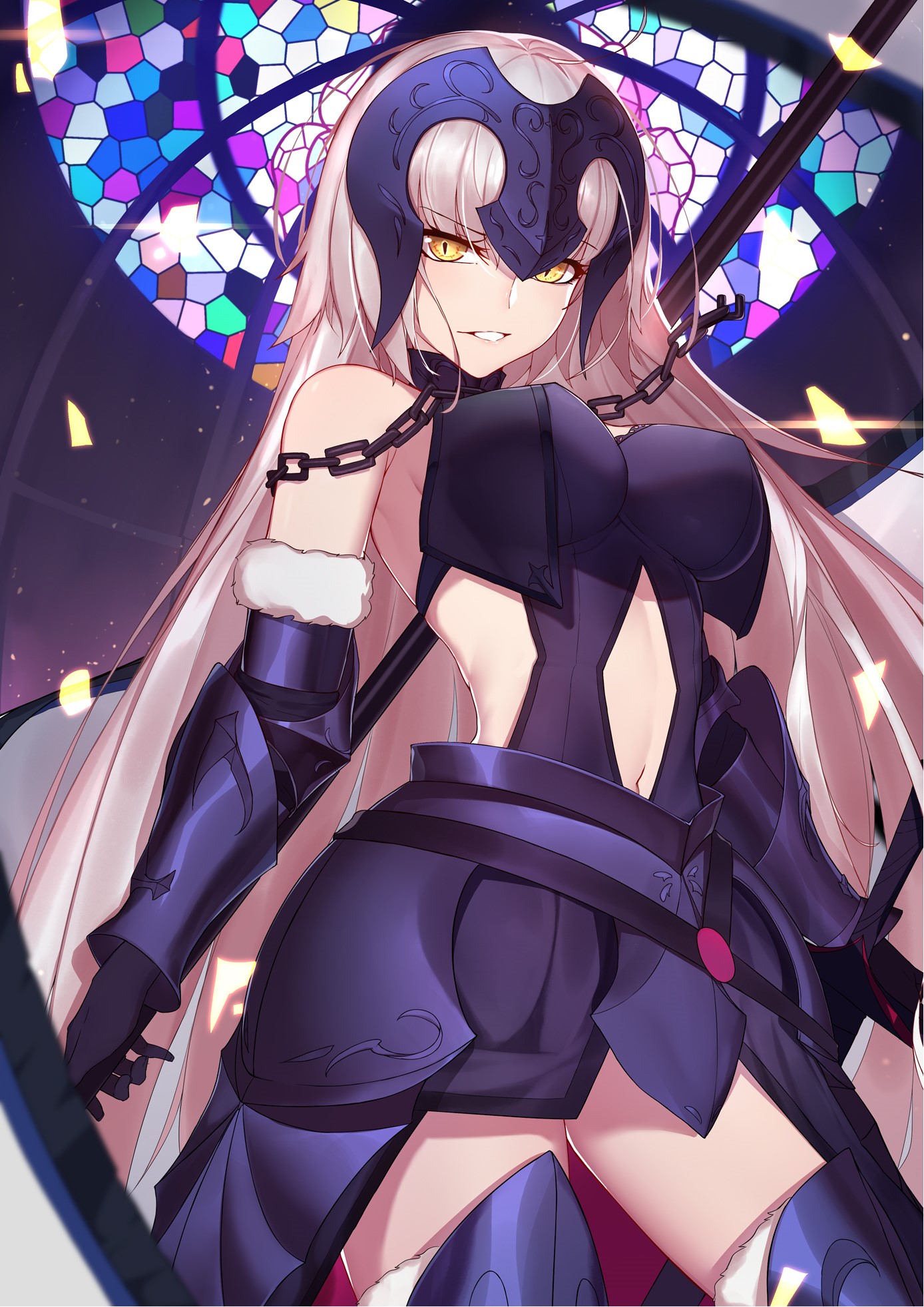 Jeanne d'Arc (Alter) from Fate/Grand Order HD Phone Wallpaper