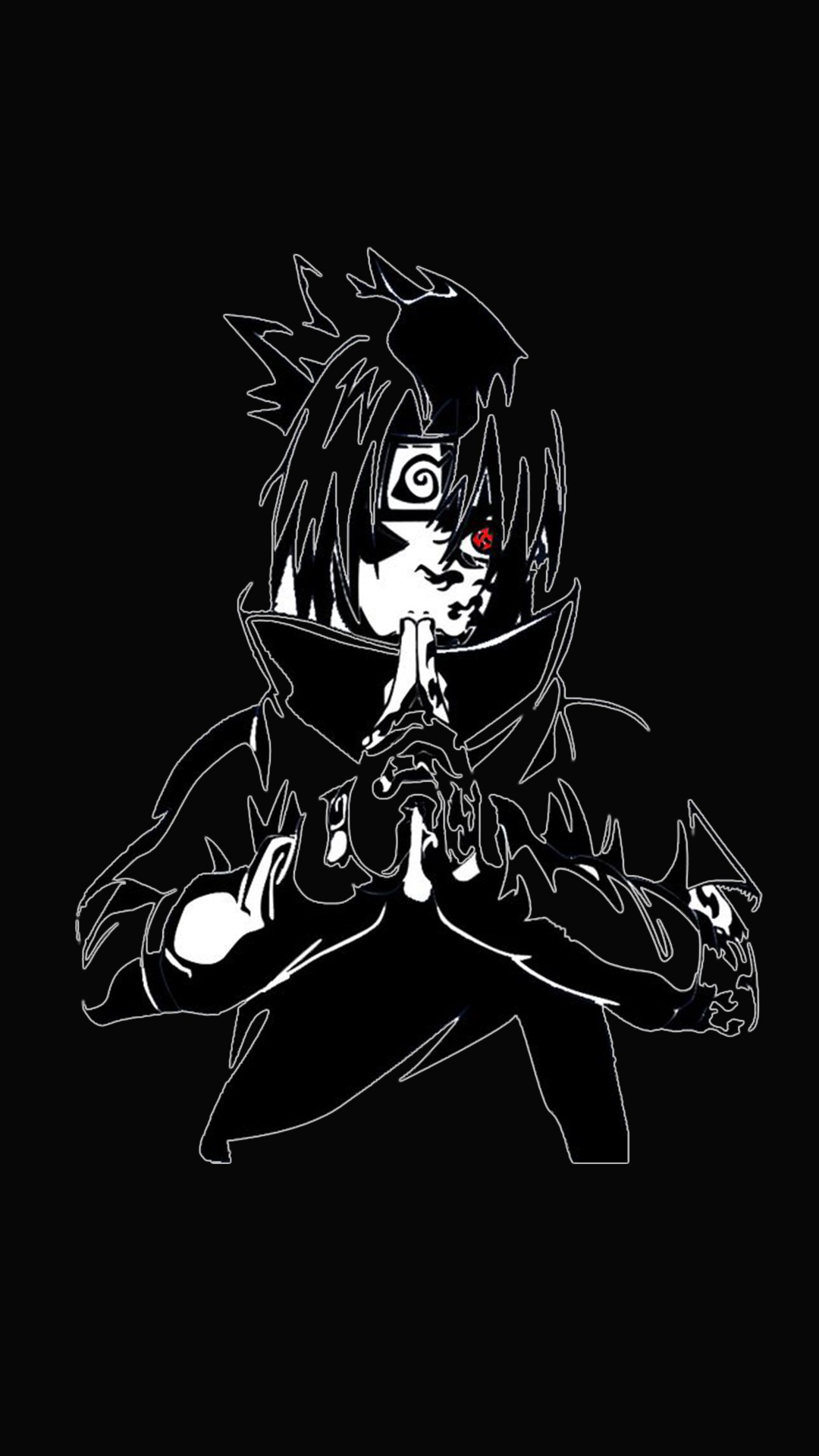 Uchiha Sasuke from Naruto anime HD Phone Wallpaper