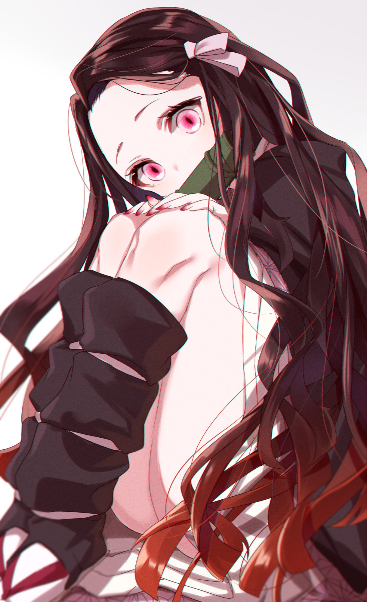 Kamado Nezuko from Kimetsu no Yaiba HD Phone Wallpaper