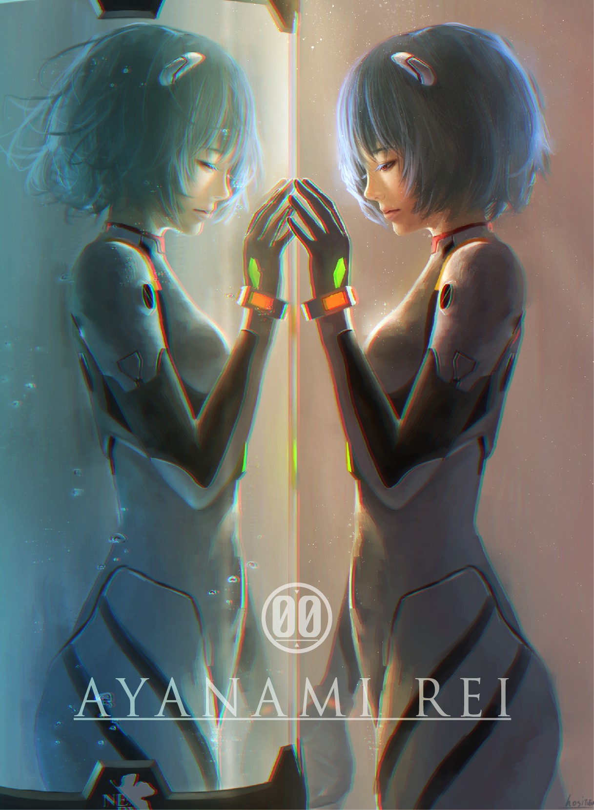 Ayanami Rei from Neon Genesis Evangelion HD Phone Wallpaper