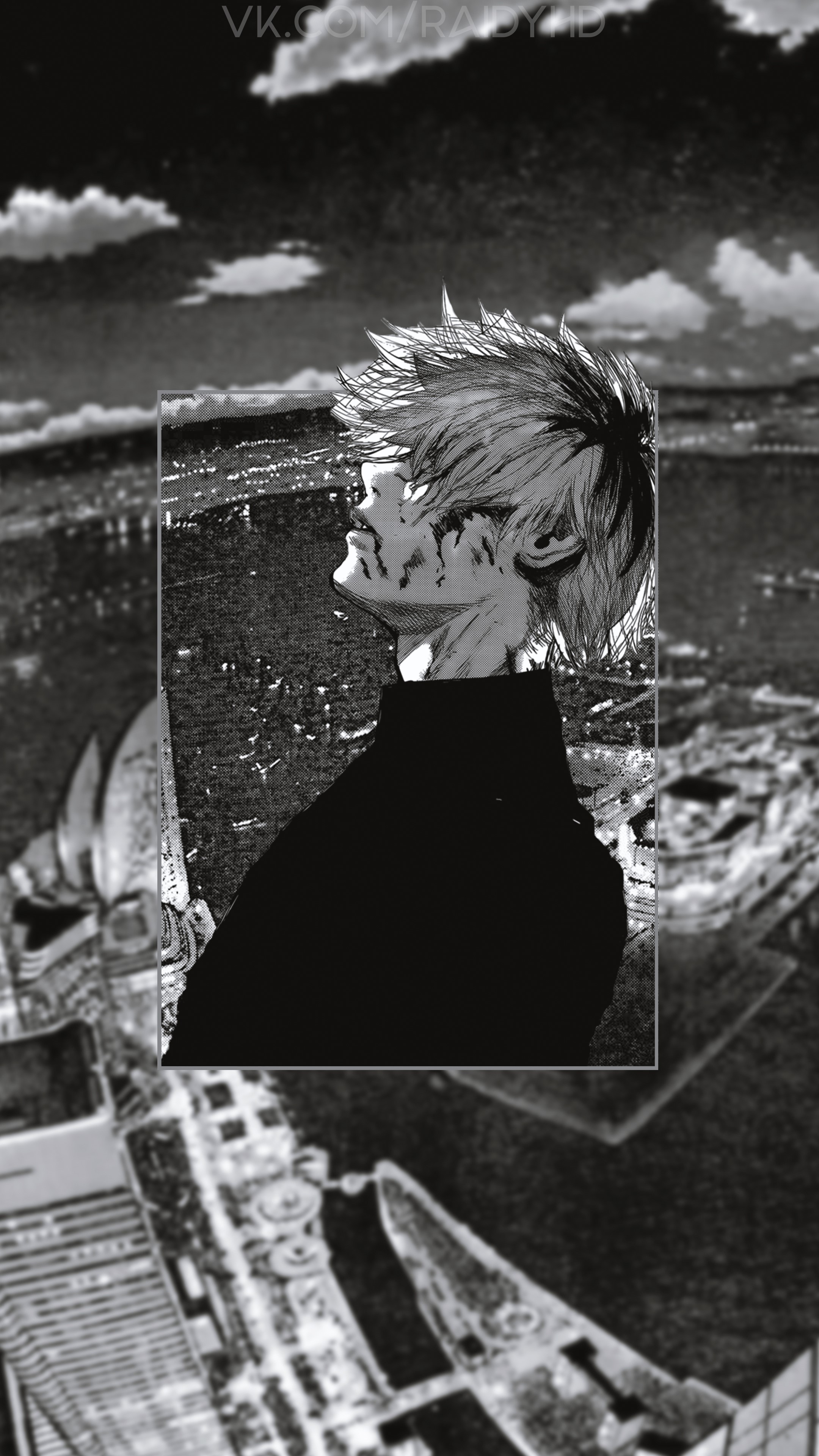 Kaneki Ken from Tokyo Ghoul anime HD Phone Wallpaper