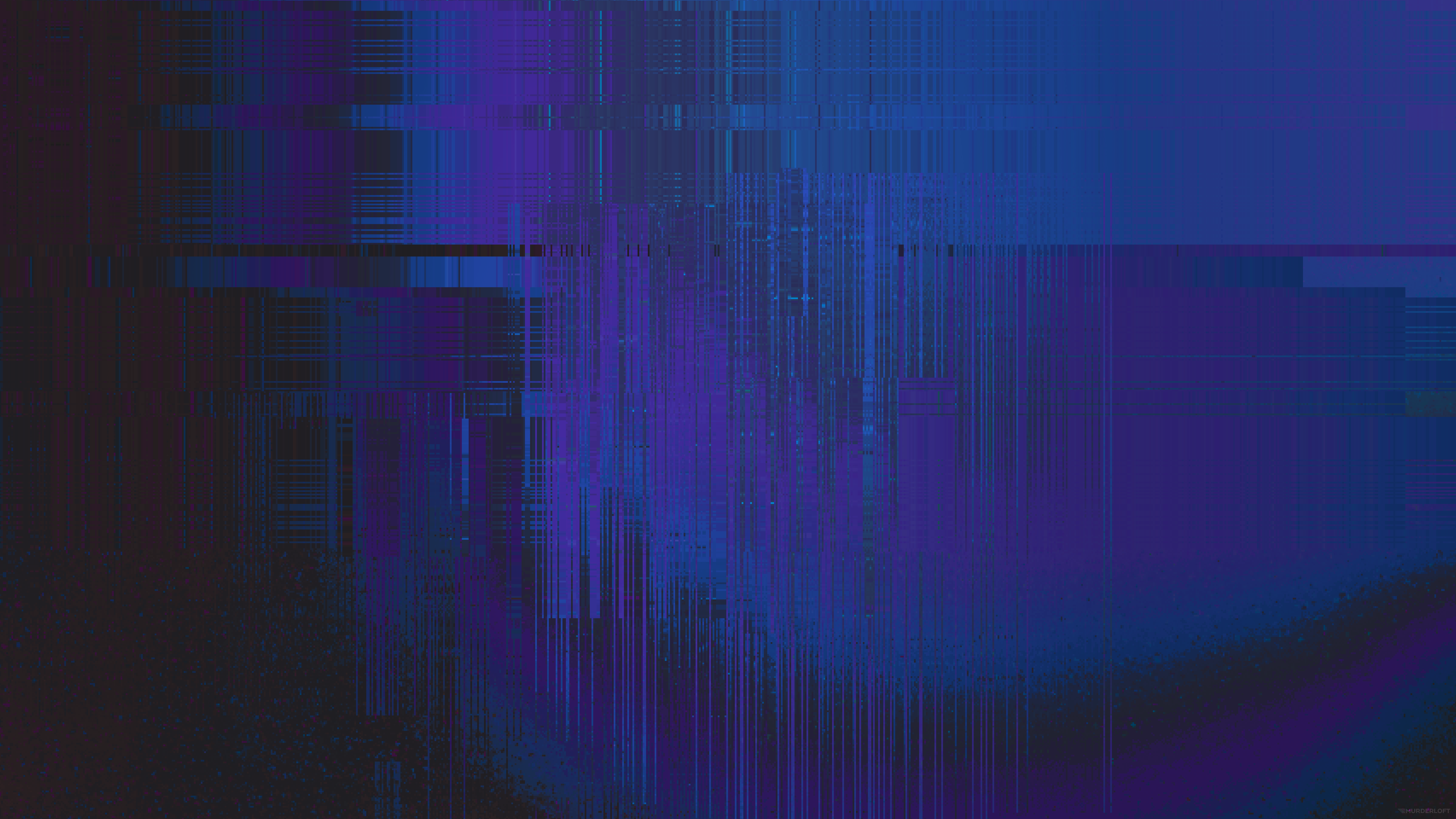 Abstract violet and blue lines HD Wallpaper
