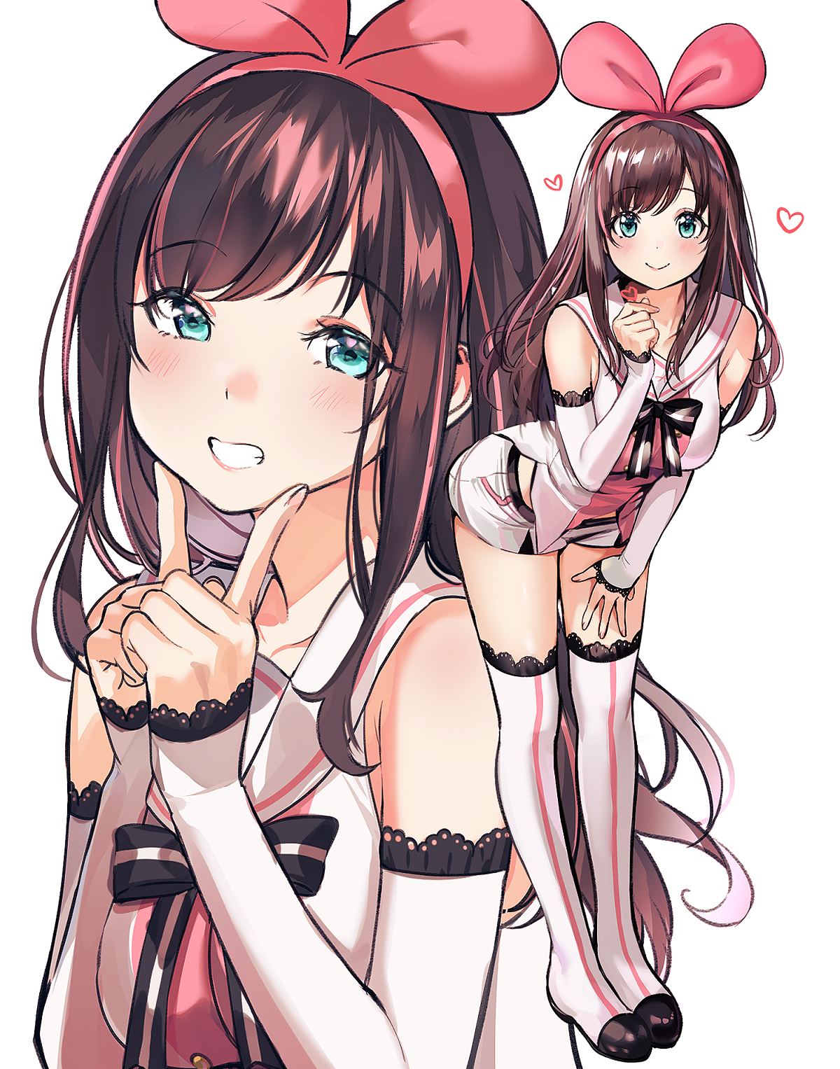 Kizuna Ai Virtual YouTuber Fan Art HD Phone Wallpaper
