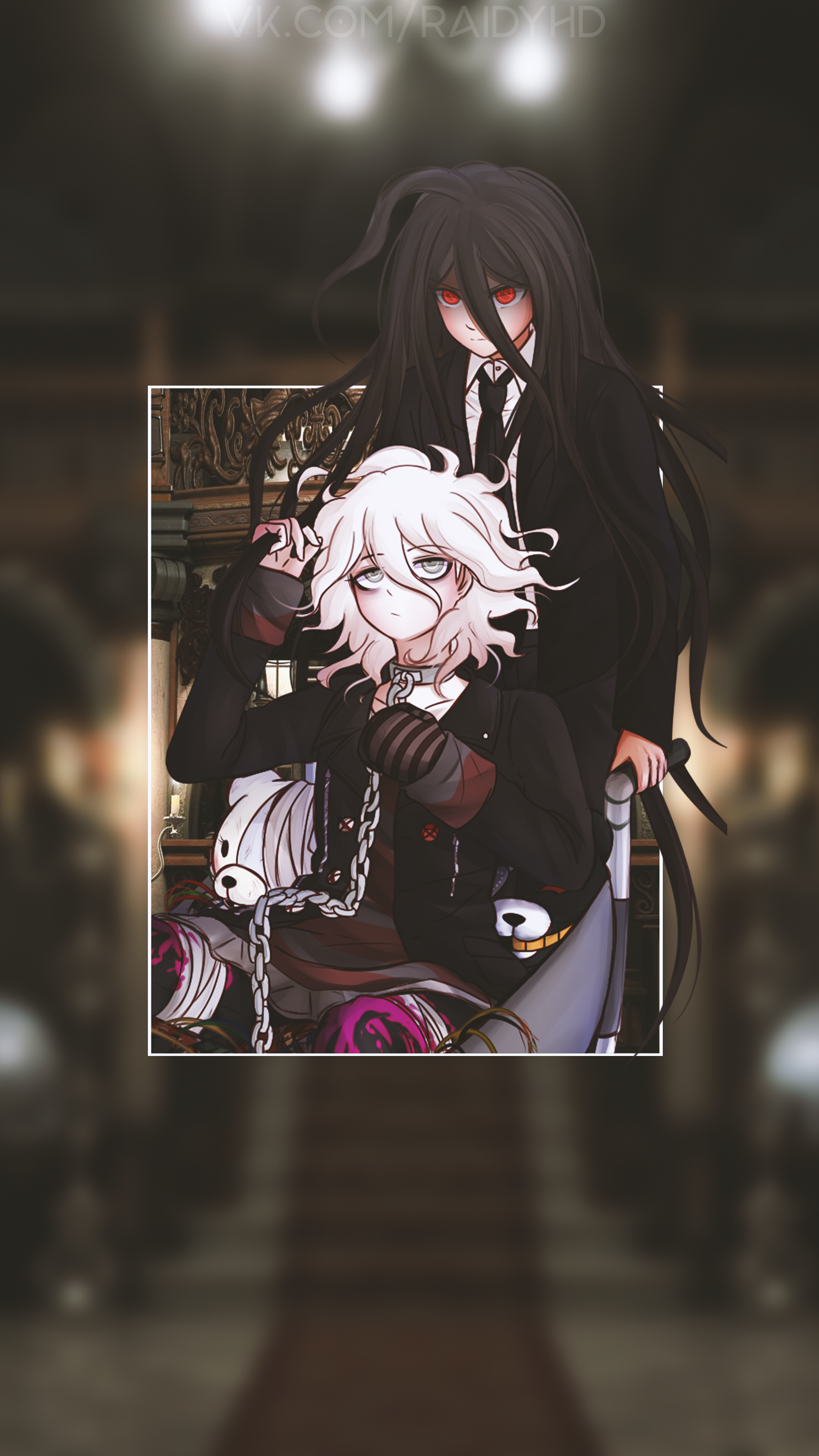 Nagito Komaeda and Izuru Kamukura from Danganronpa HD Phone Wallpaper