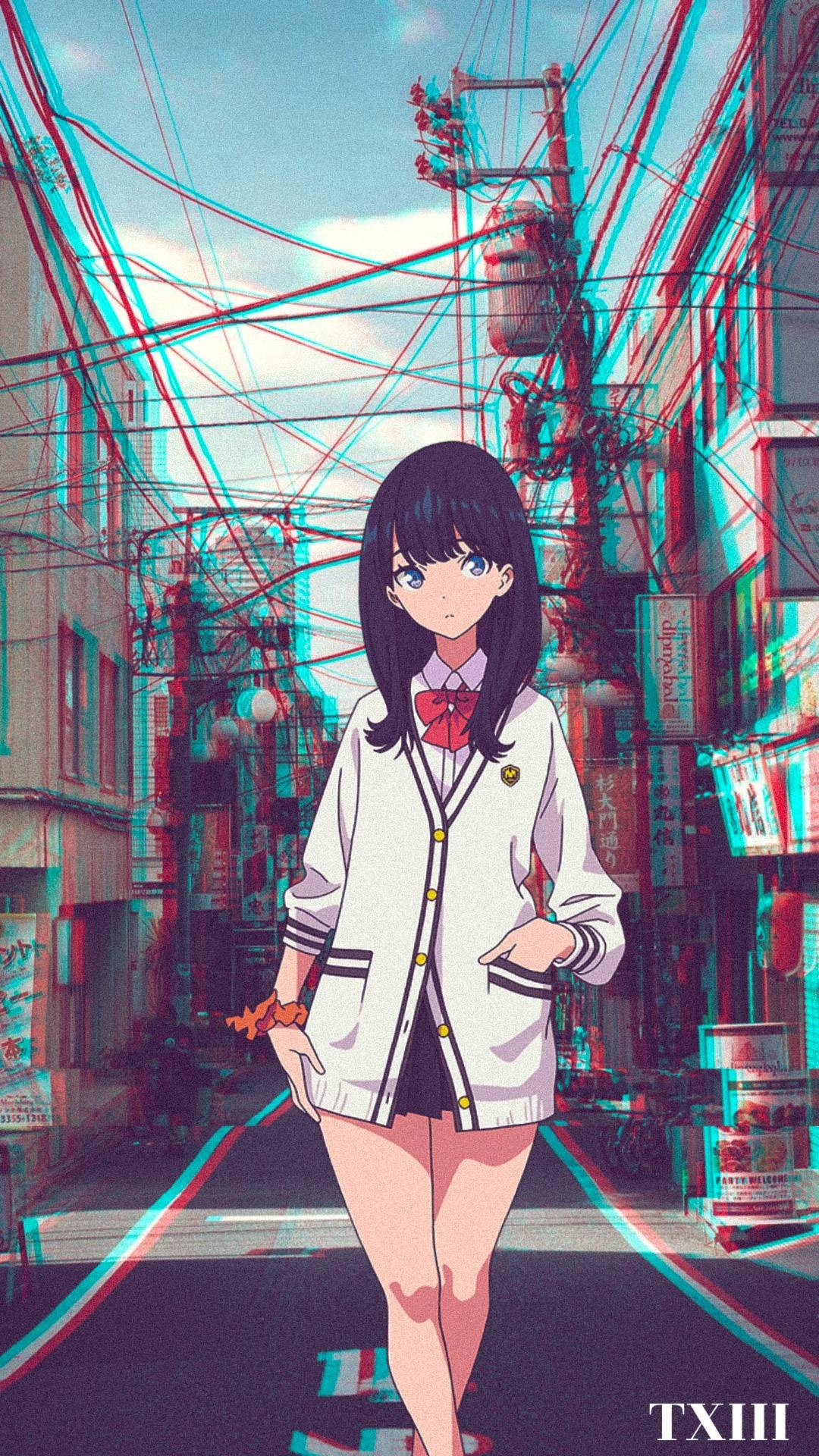 Rikka Takarada from SSSS.GRIDMAN HD Phone Wallpaper