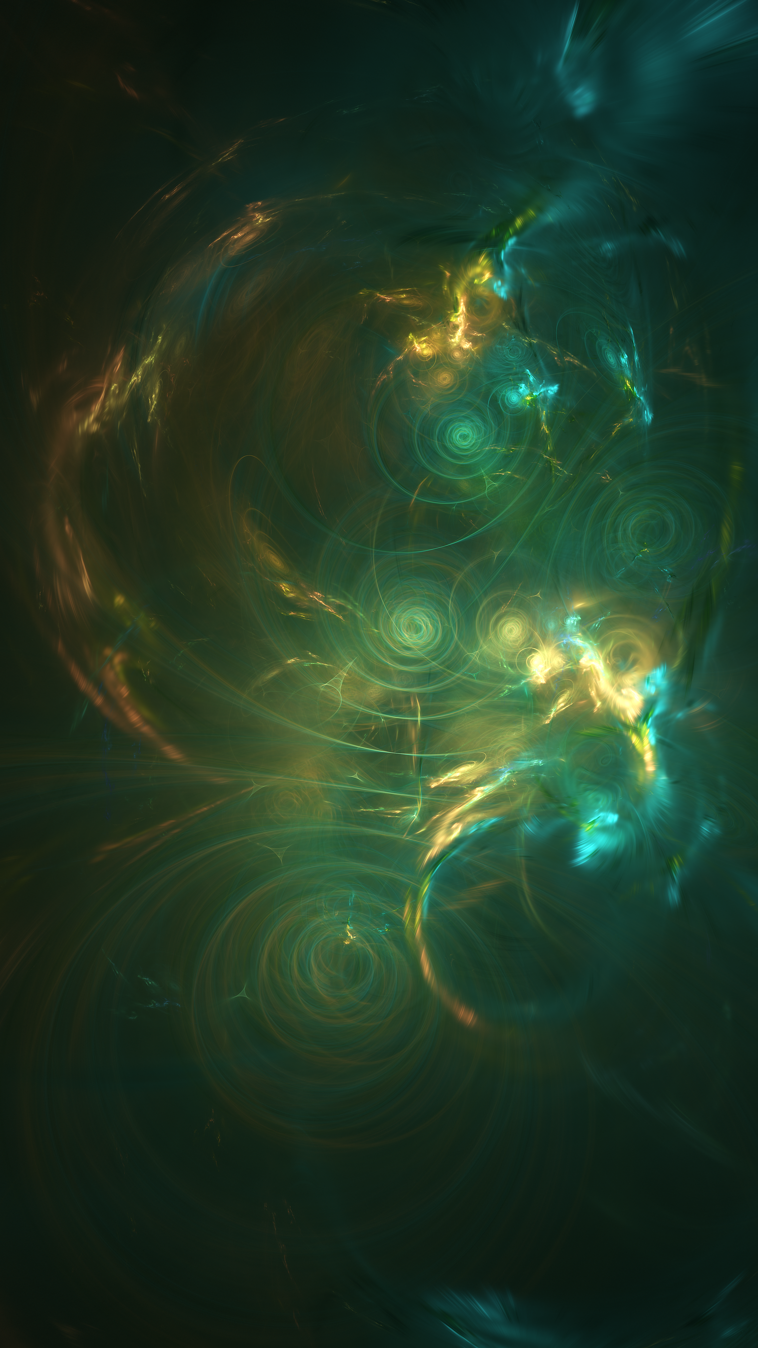 Abstract fractal digital art HD Phone Wallpaper