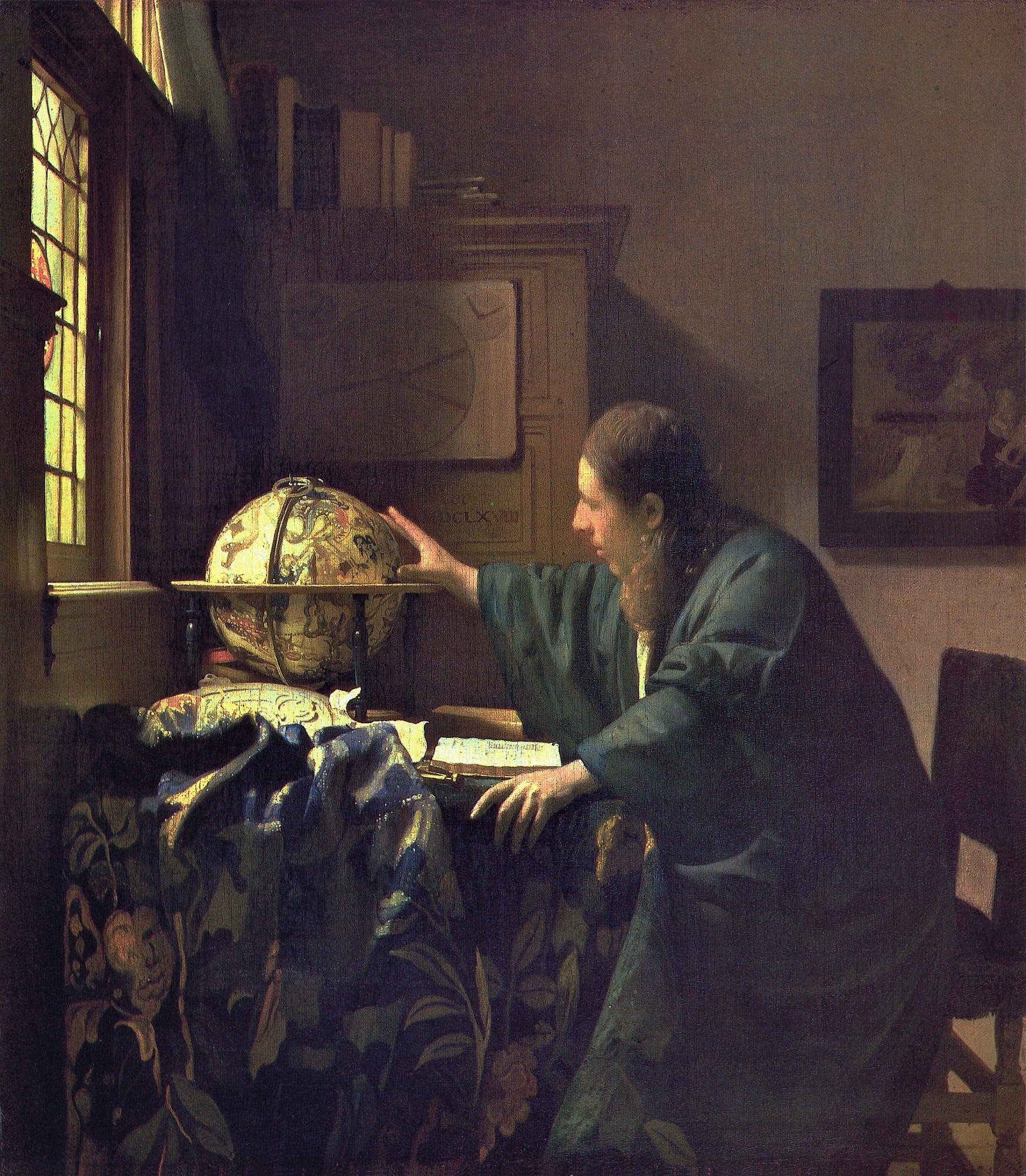 The Astronomer by Johannes Vermeer HD Phone Wallpaper