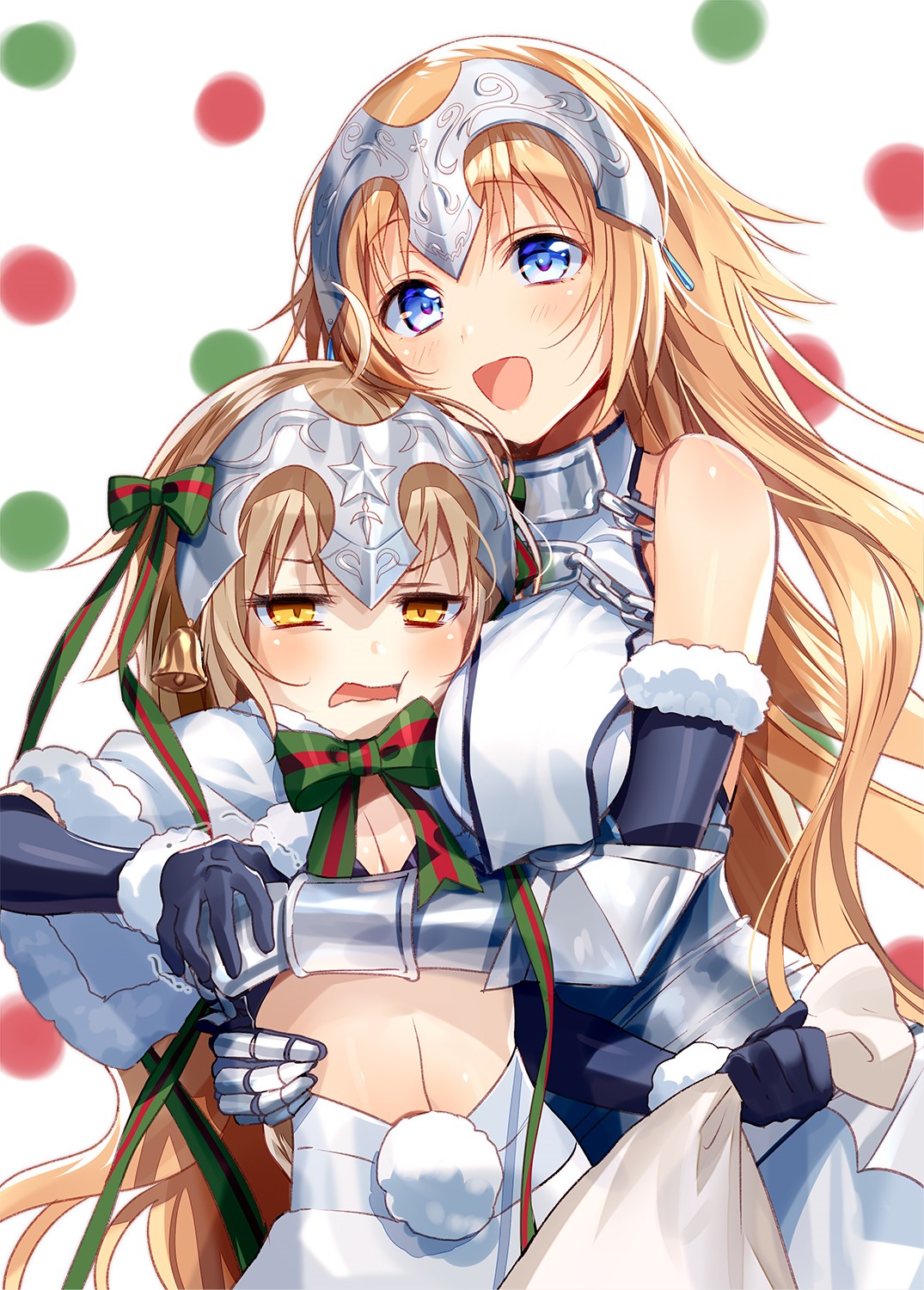 Jeanne d'Arc and Jeanne d'Arc (Alter) from Fate/Grand Order HD Phone Wallpaper