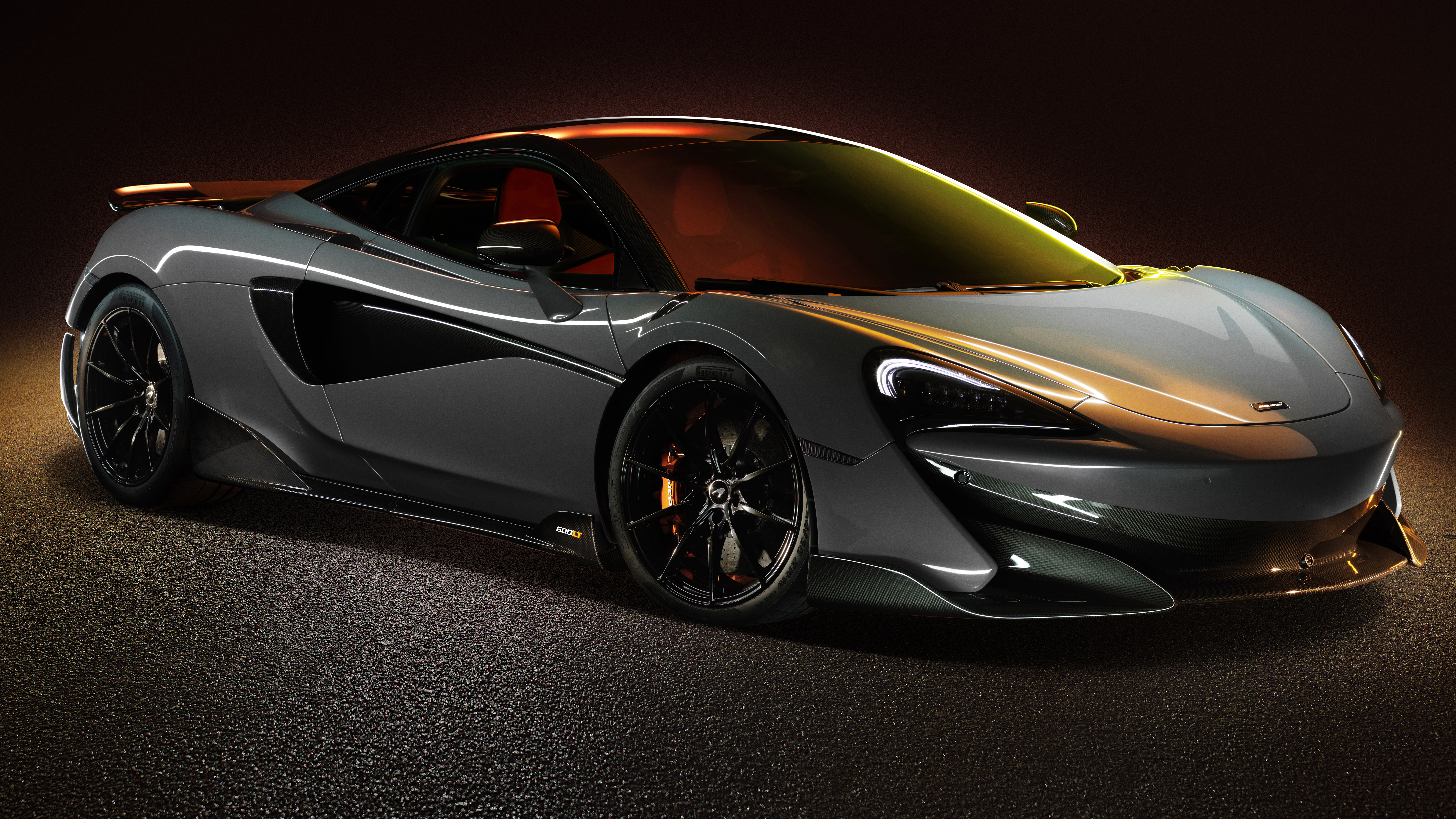McLaren 600LT Chicane Grey 4K HD Wallpaper