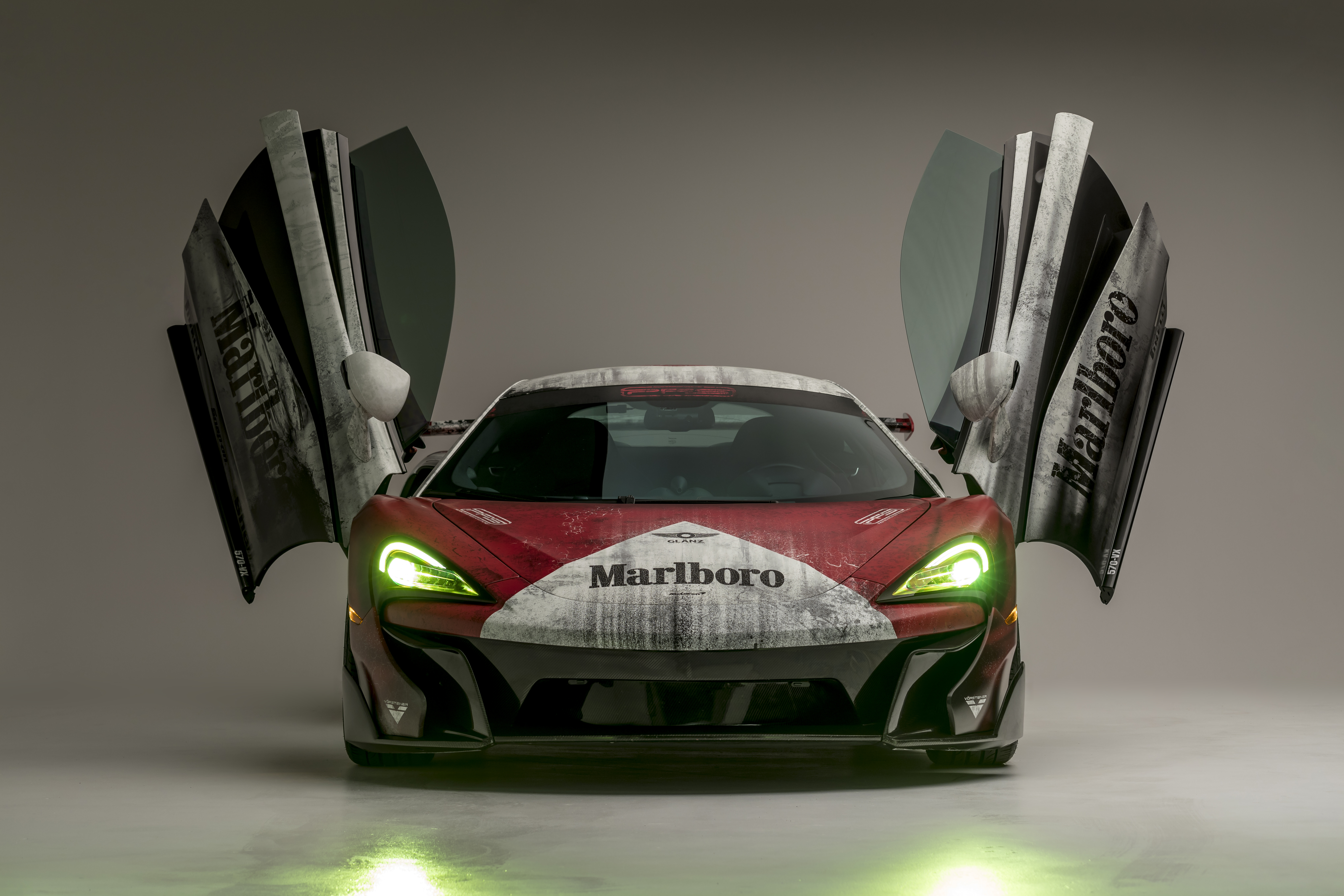 McLaren 570S with Marlboro livery HD Wallpaper