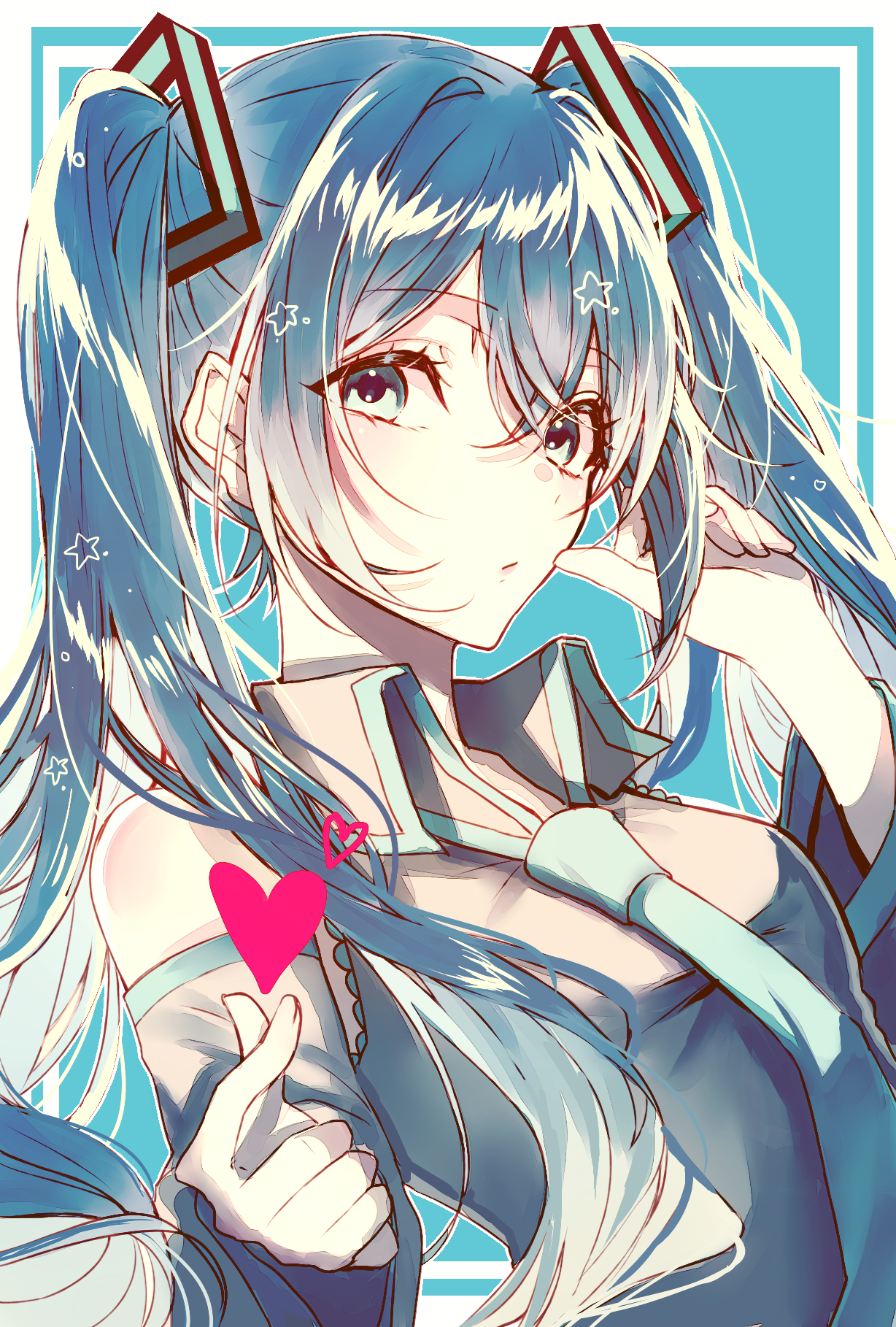Hatsune Miku from Vocaloid HD Phone Wallpaper