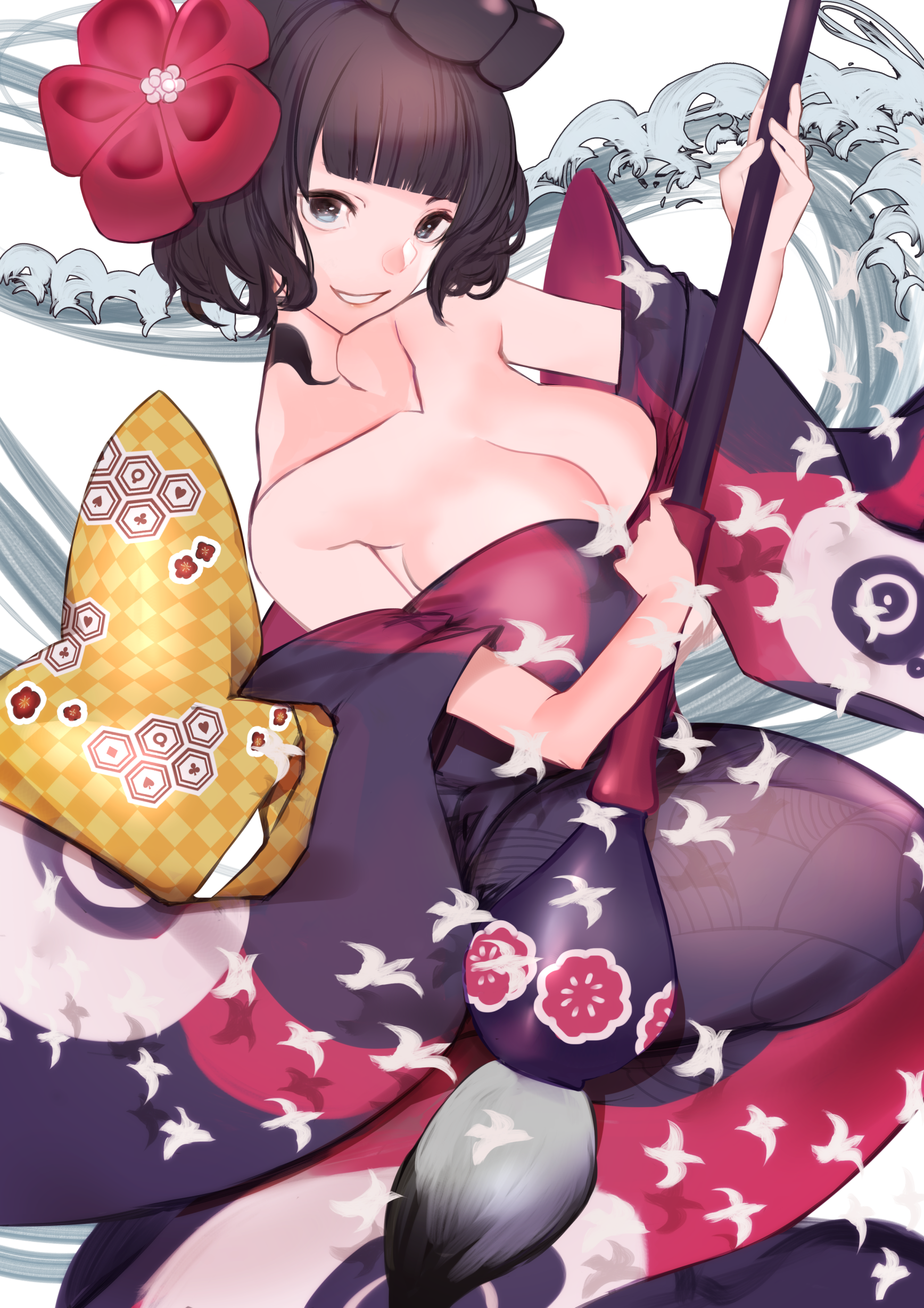 Katsushika Hokusai from Fate/Grand Order HD Phone Wallpaper