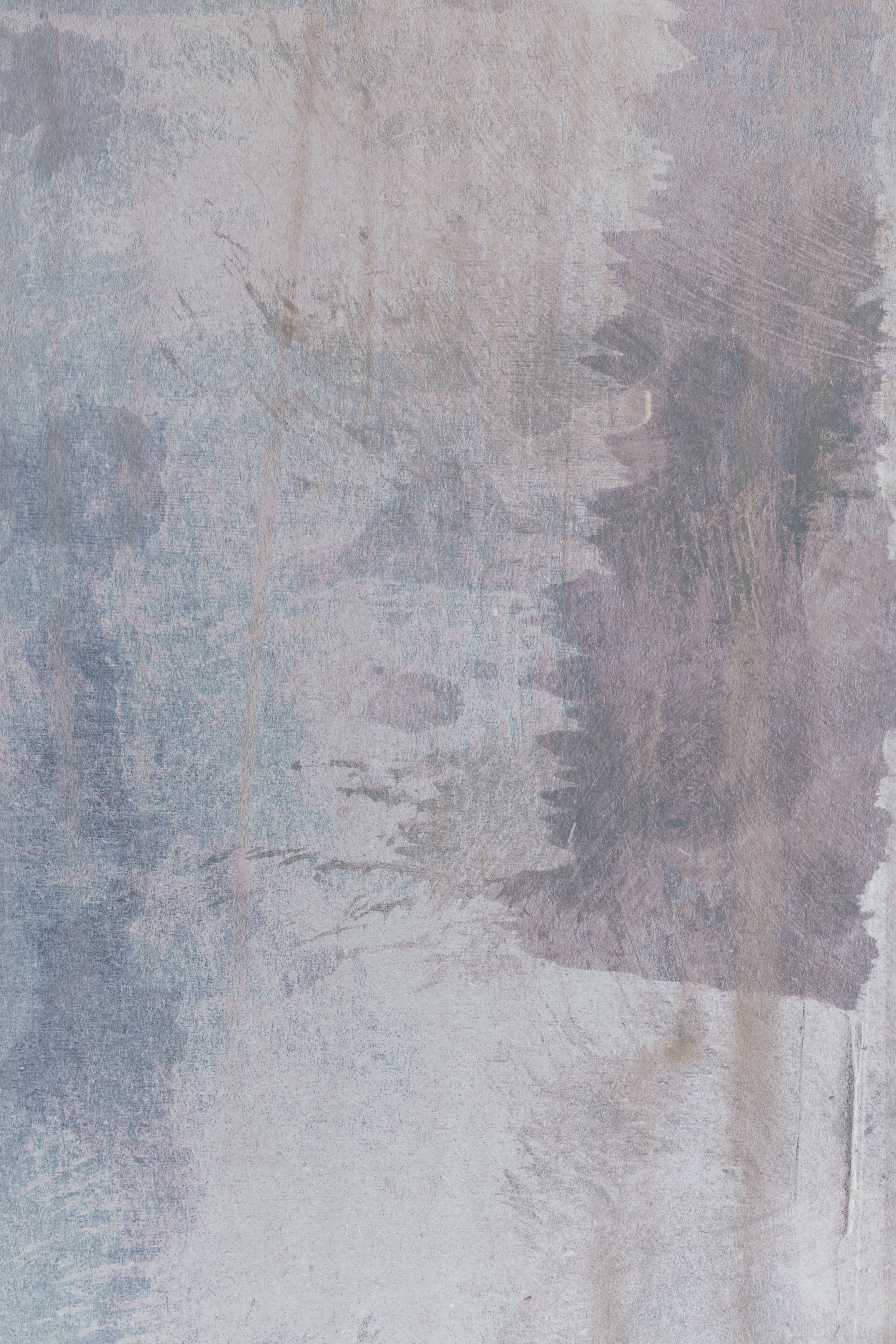 Abstract textured painting with gray and blue tones HD Phone Wallpaper