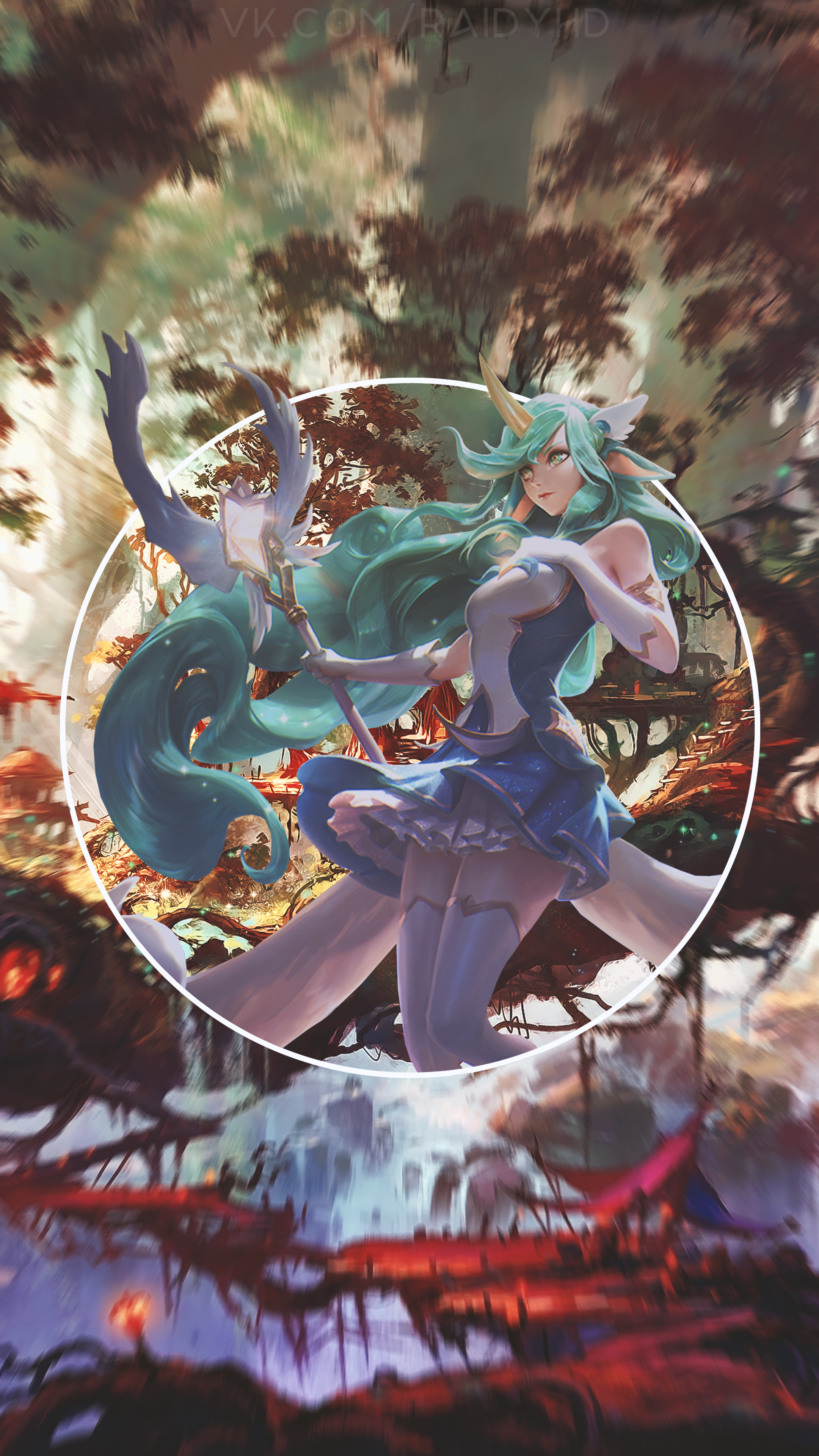Soraka from League of Legends HD Phone Wallpaper