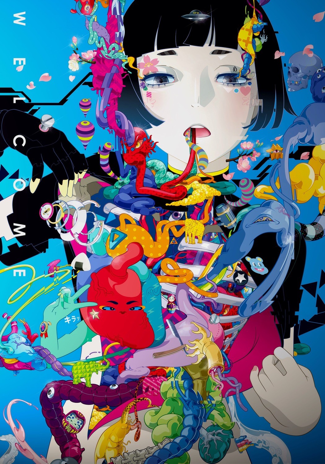 Welcome to the World of Takahashi Hiroyuki-Mitsume HD Phone Wallpaper