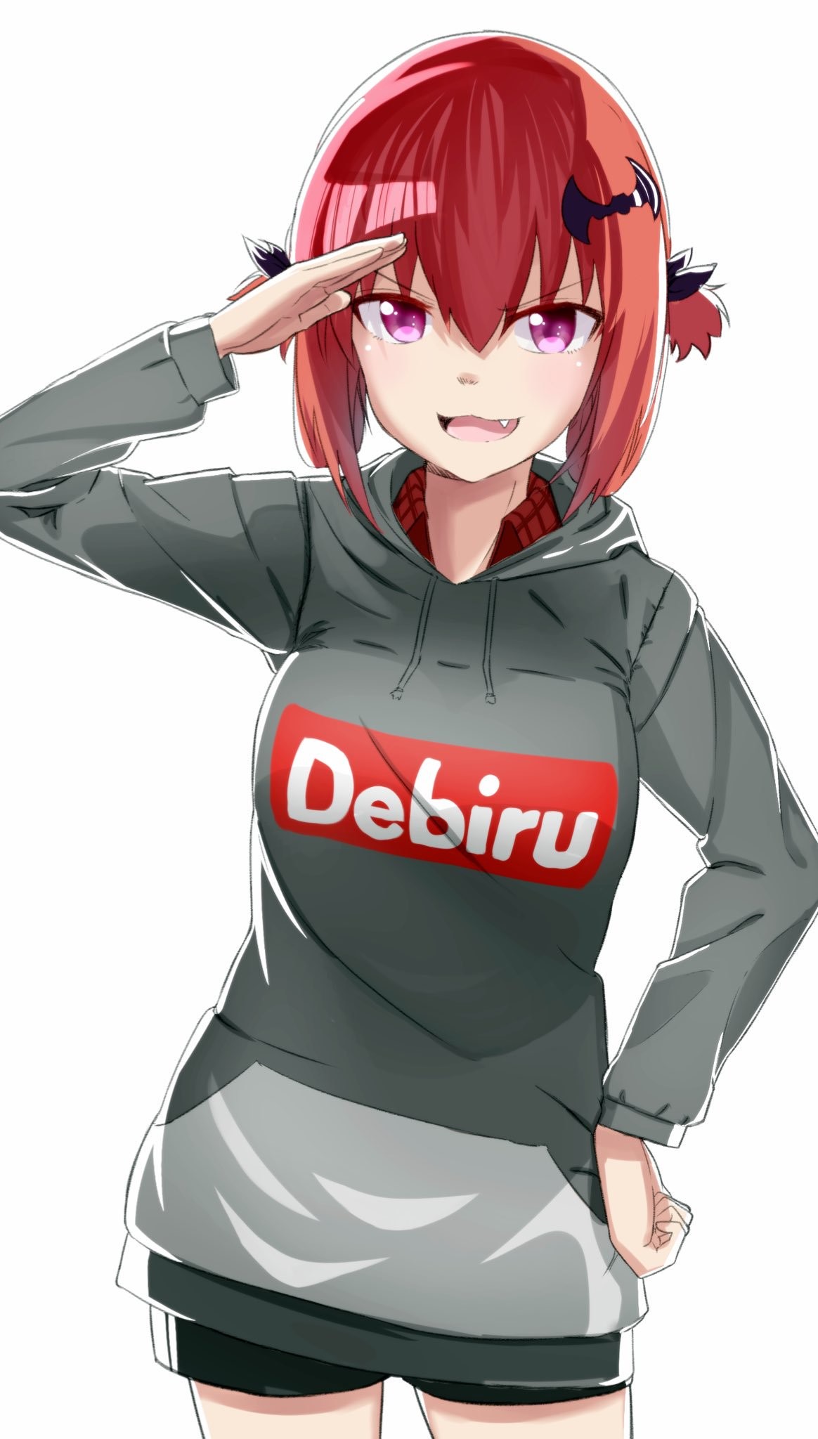Satanichia McDowell Kurumizawa from Gabriel Dropout wearing a hoodie HD Phone Wallpaper