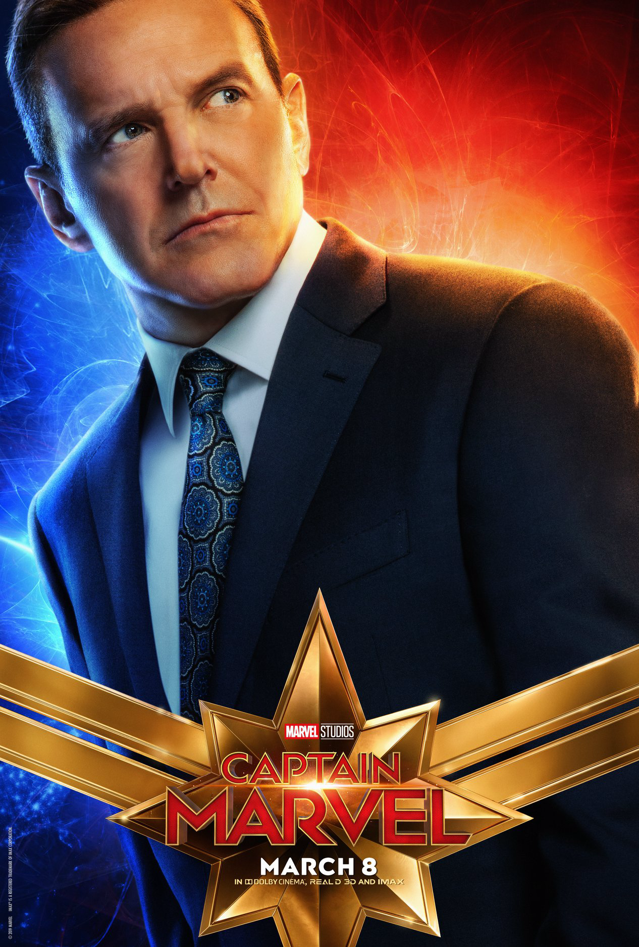 Phil Coulson from Captain Marvel HD Phone Wallpaper