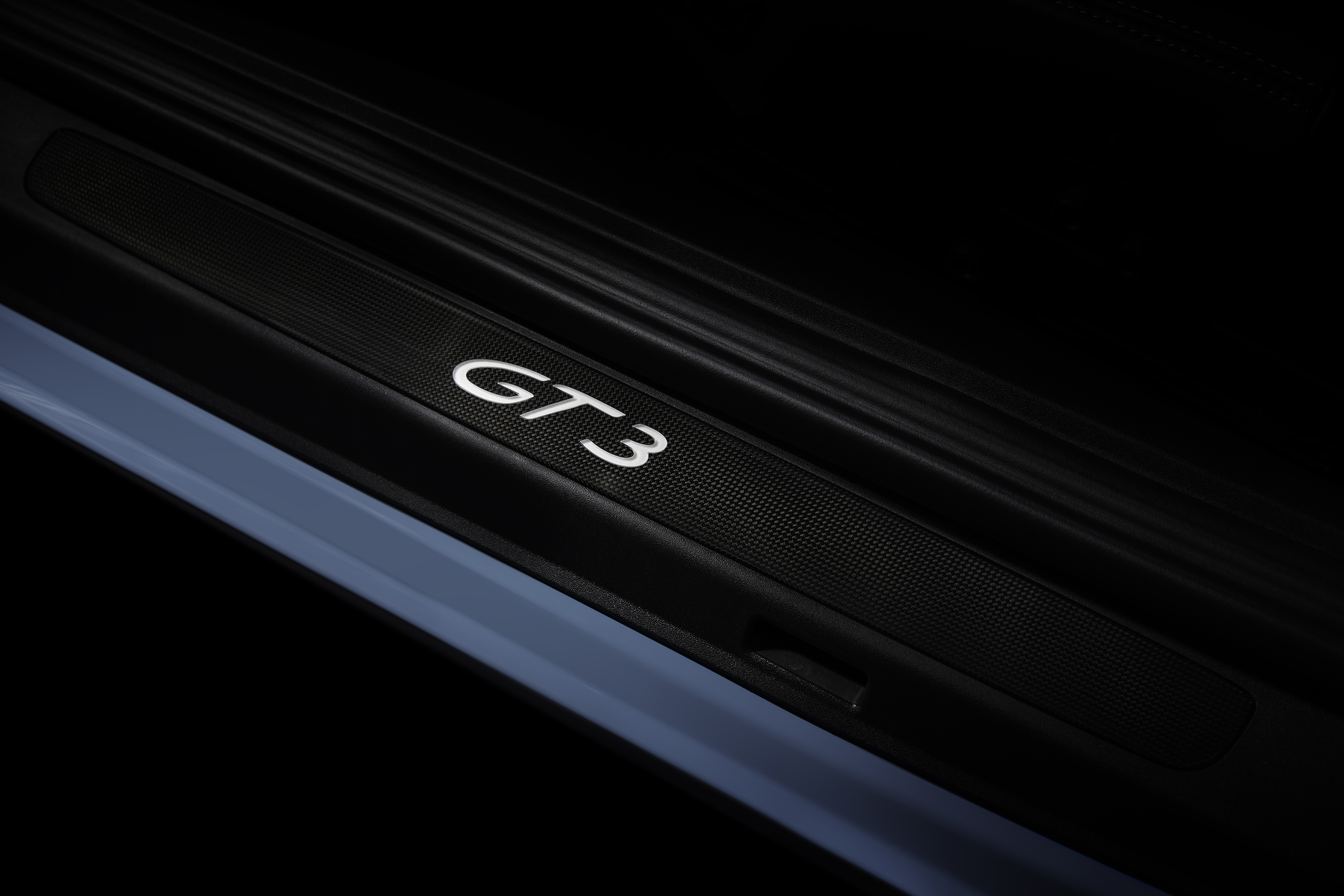 Porsche 911 GT3 Door Sill Scuff Plate 4K HD Wallpaper