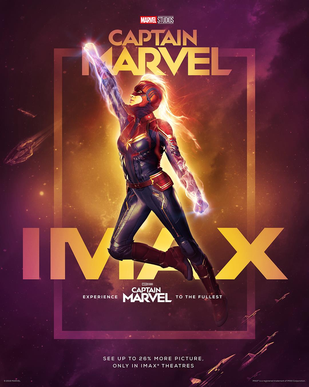 Captain Marvel IMAX Poster HD Phone Wallpaper