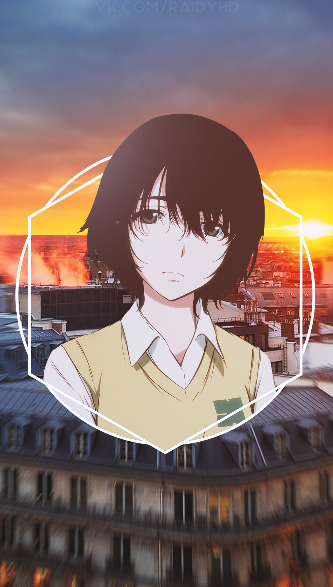 Mishima Lisa from Zankyou no Terror HD Phone Wallpaper
