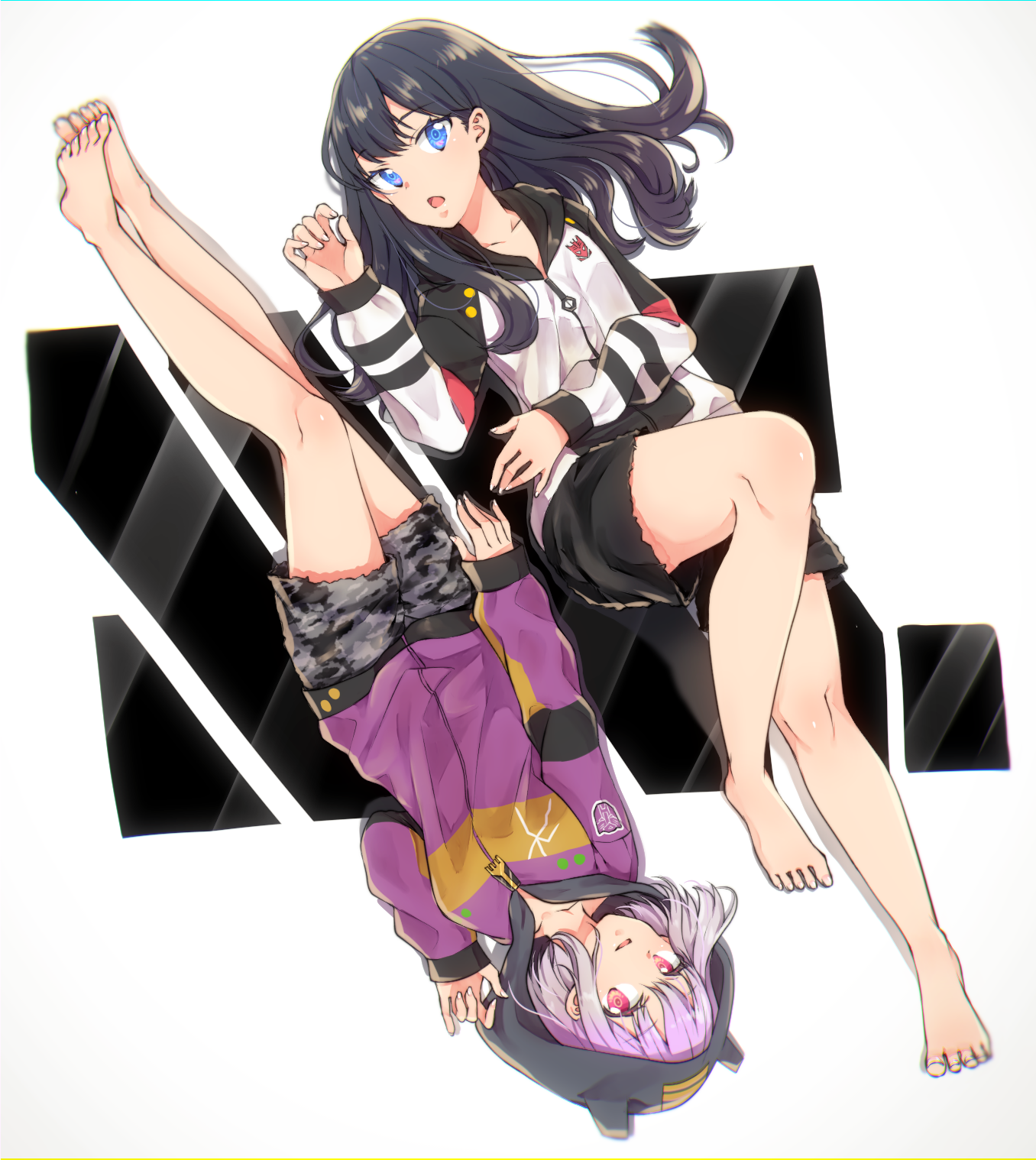 Shinjou Akane and Takarada Rikka from SSSS.GRIDMAN HD Phone Wallpaper