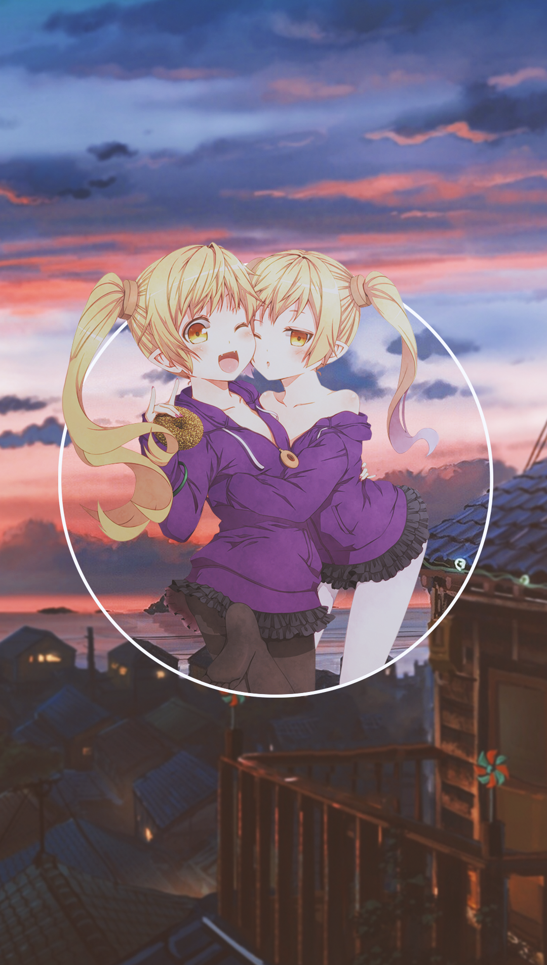 Oshino Shinobu from Monogatari Series HD Phone Wallpaper