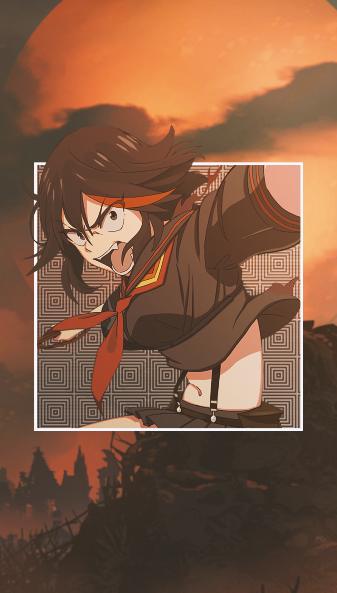 Matoi Ryuuko from Kill la Kill HD Phone Wallpaper