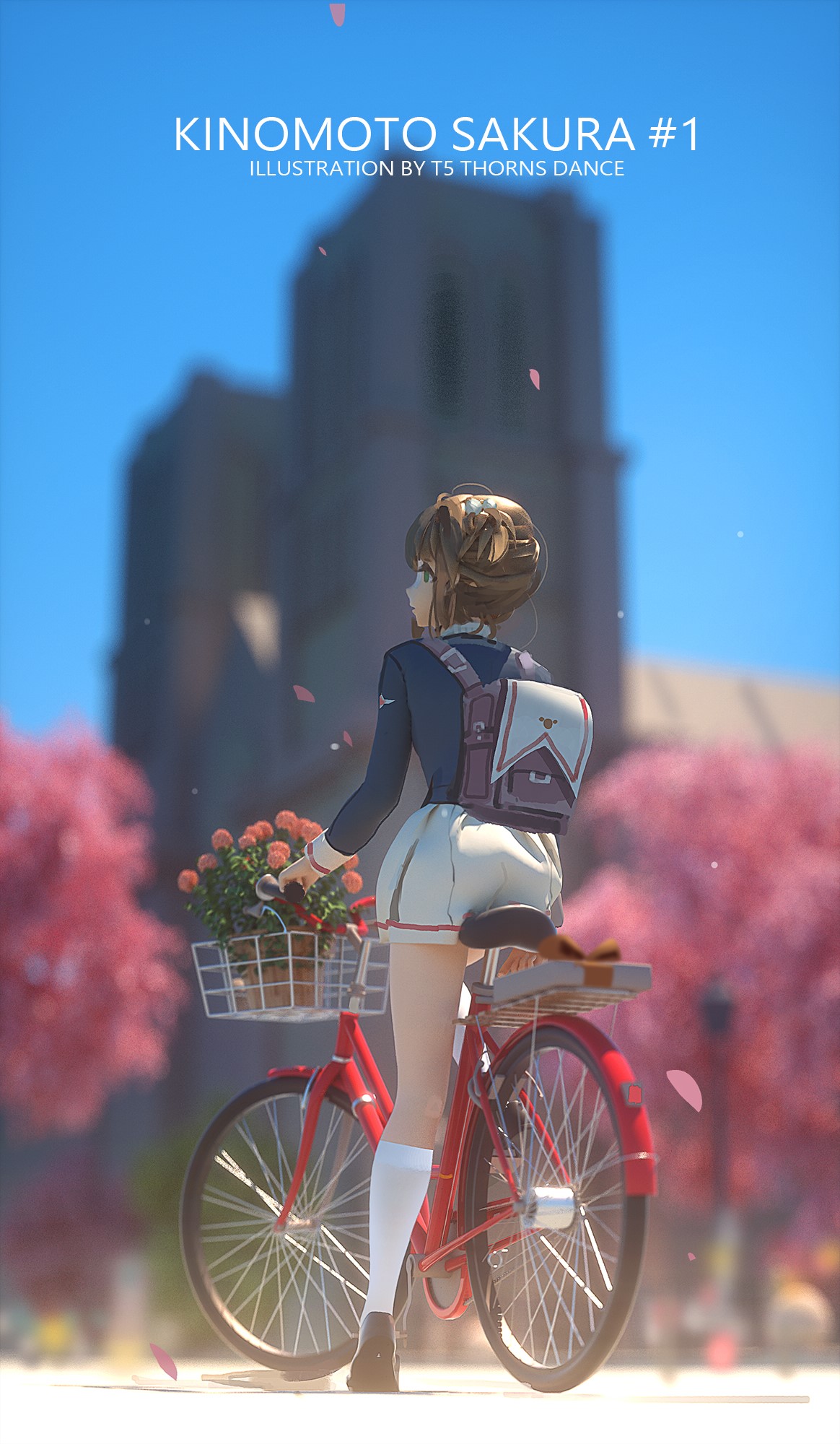 Kinomoto Sakura from Card Captor Sakura HD Phone Wallpaper