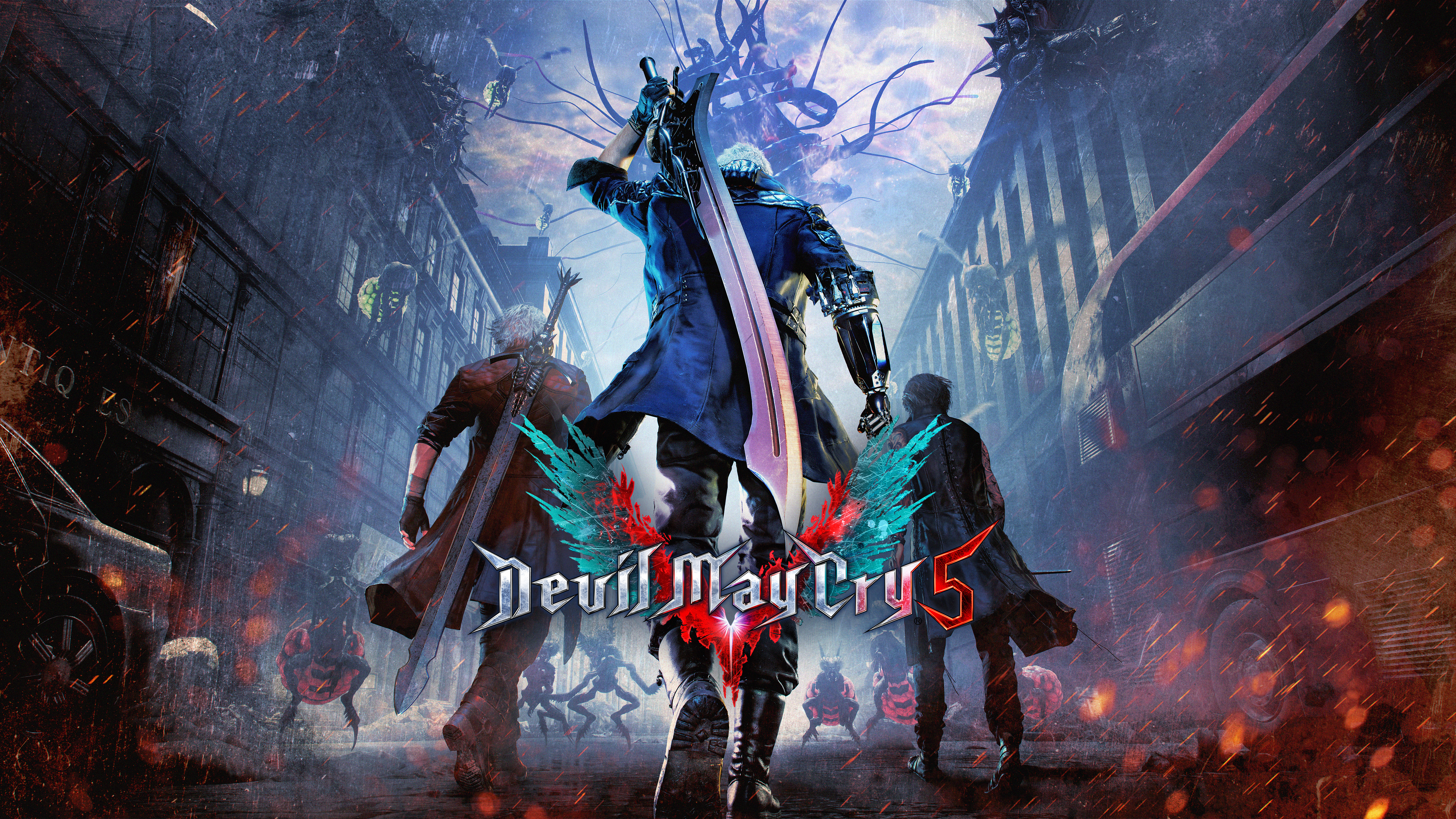 Nero and Dante from Devil May Cry 5 HD Wallpaper
