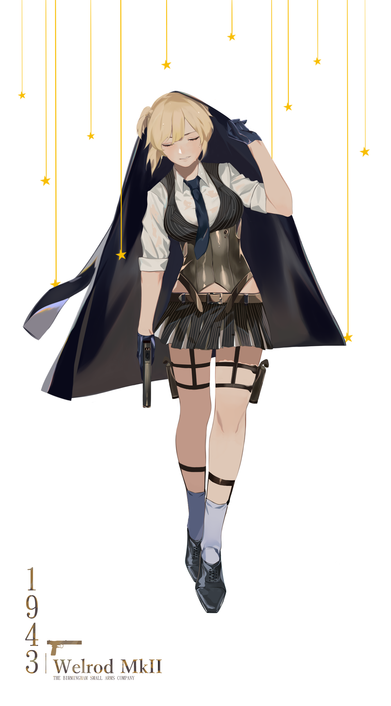 Welrod MkII from Girls Frontline HD Phone Wallpaper