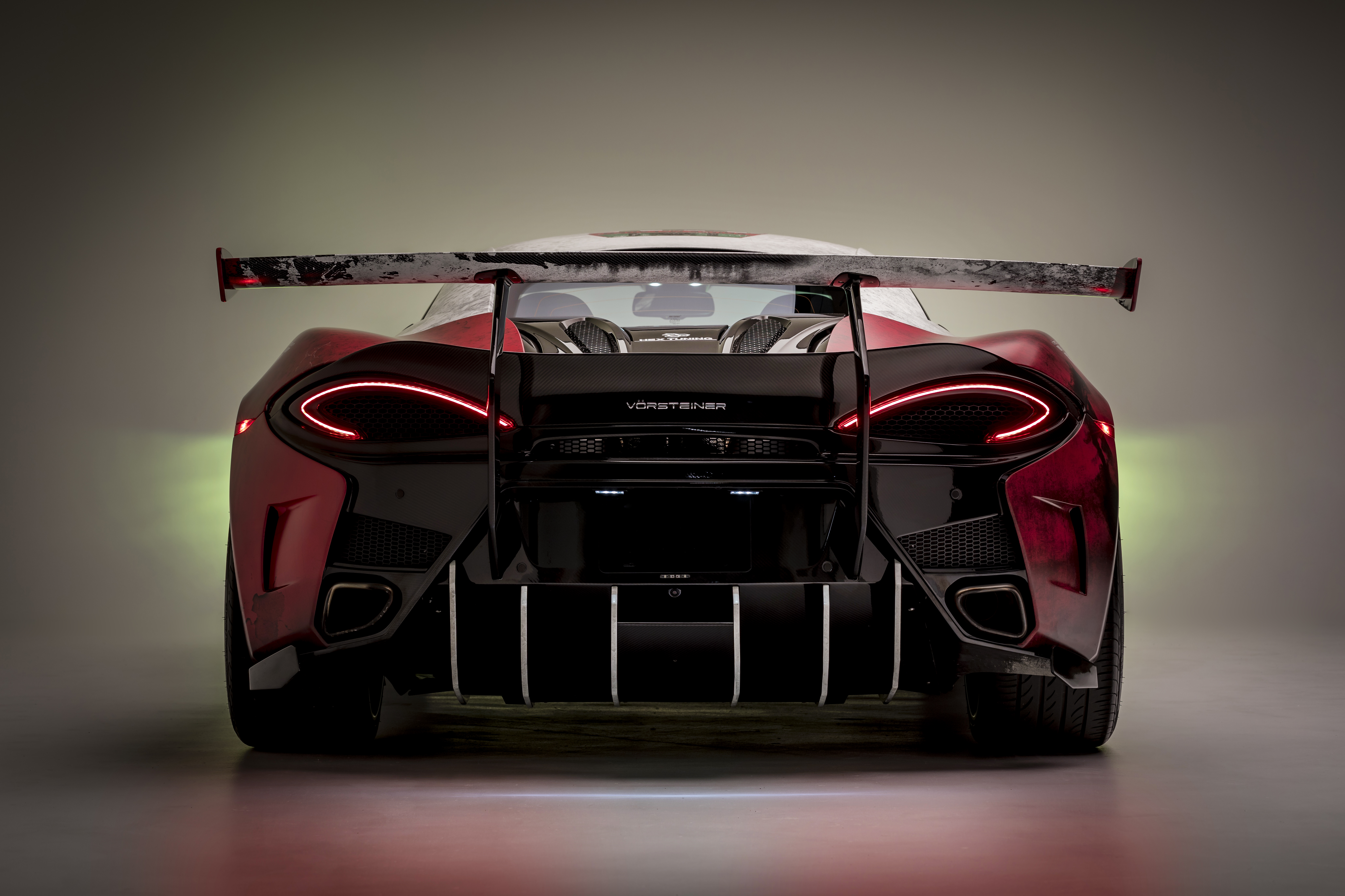 Vorsteiner McLaren 570S with Rear Spoiler and Diffuser HD Wallpaper