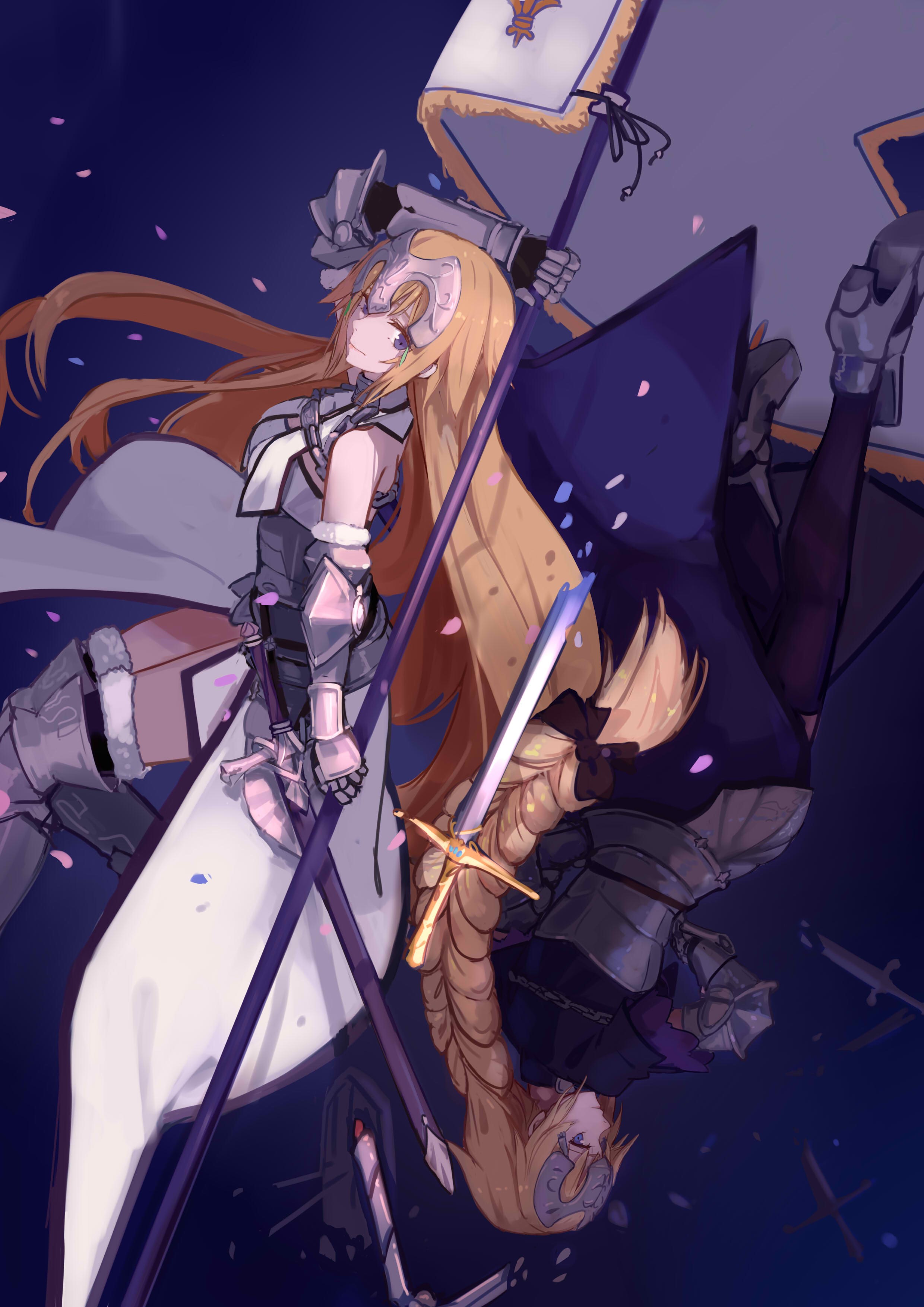 Jeanne d'Arc from Fate/Grand Order HD Phone Wallpaper