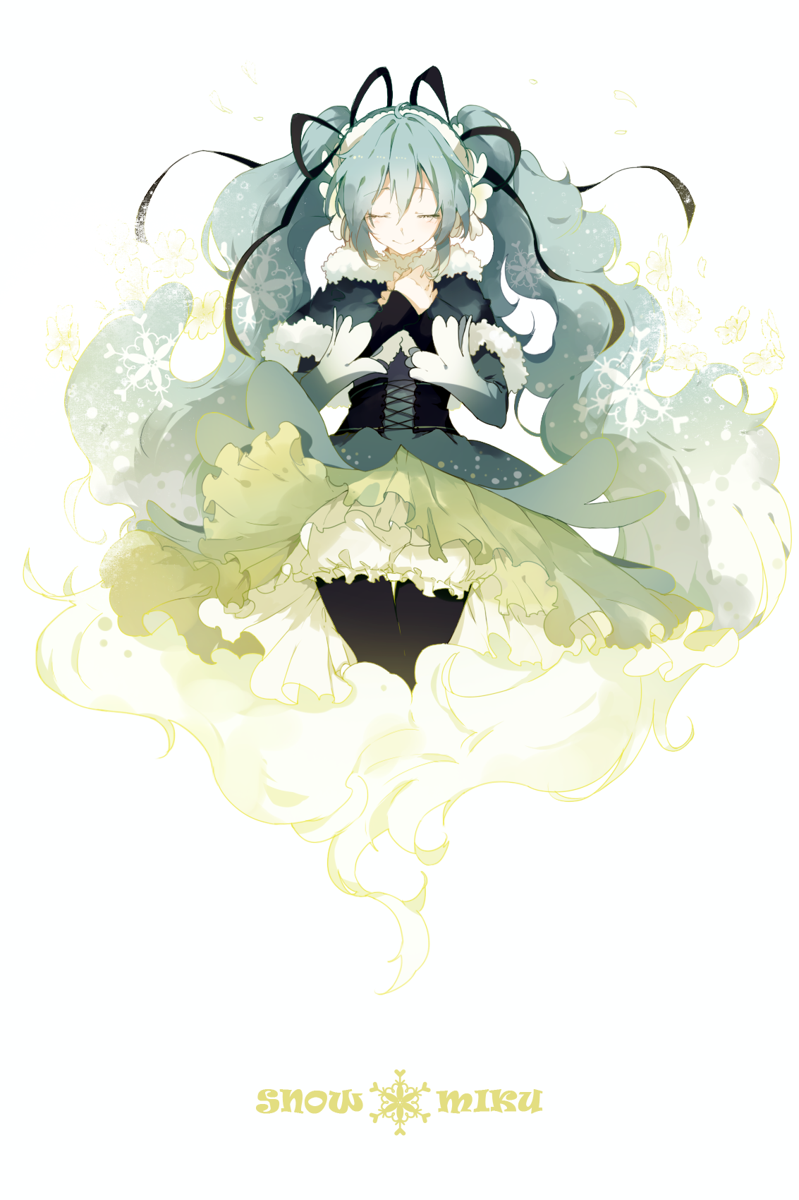 Snow Miku from Hatsune Miku HD Phone Wallpaper