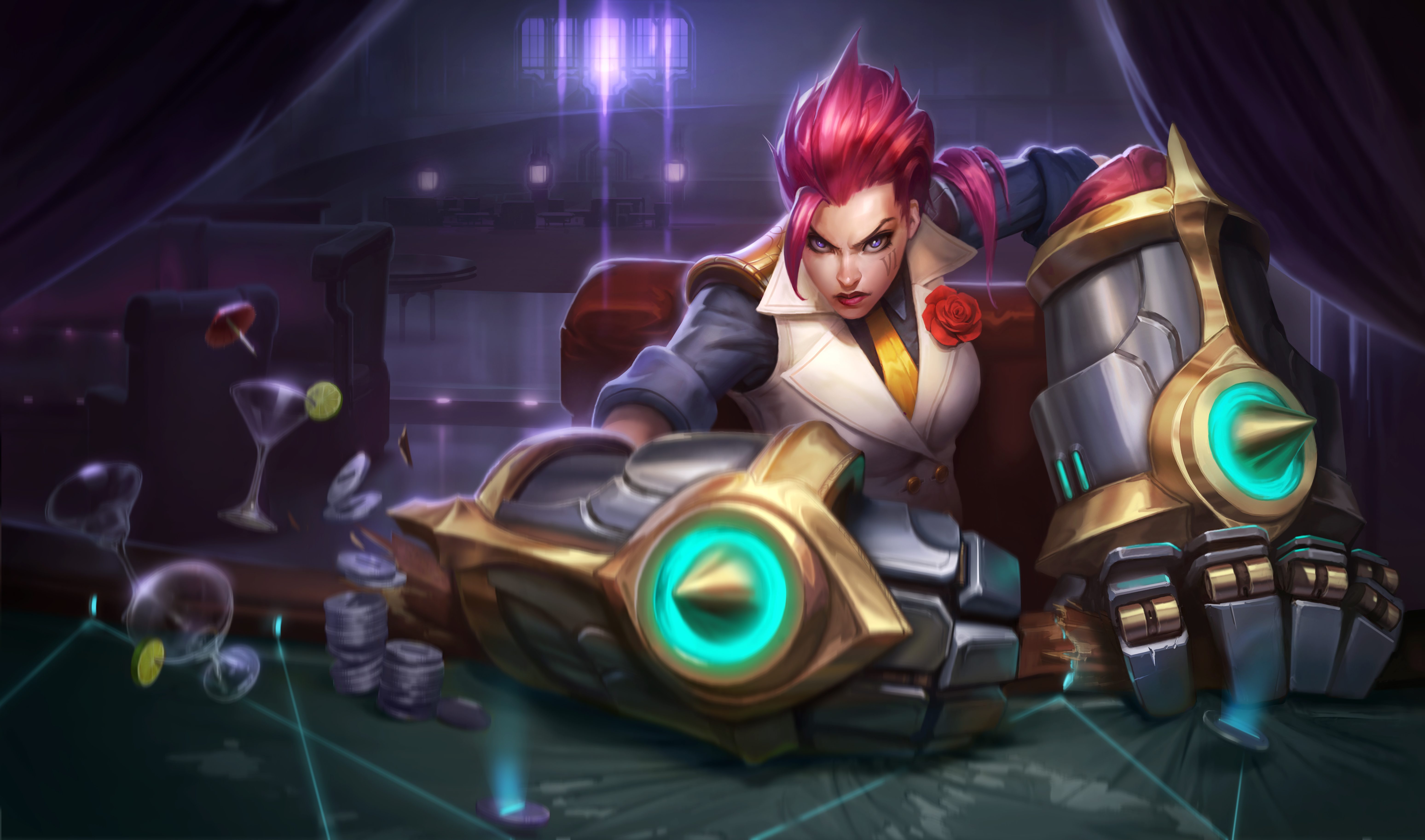 Vi from League of Legends 4K HD Wallpaper
