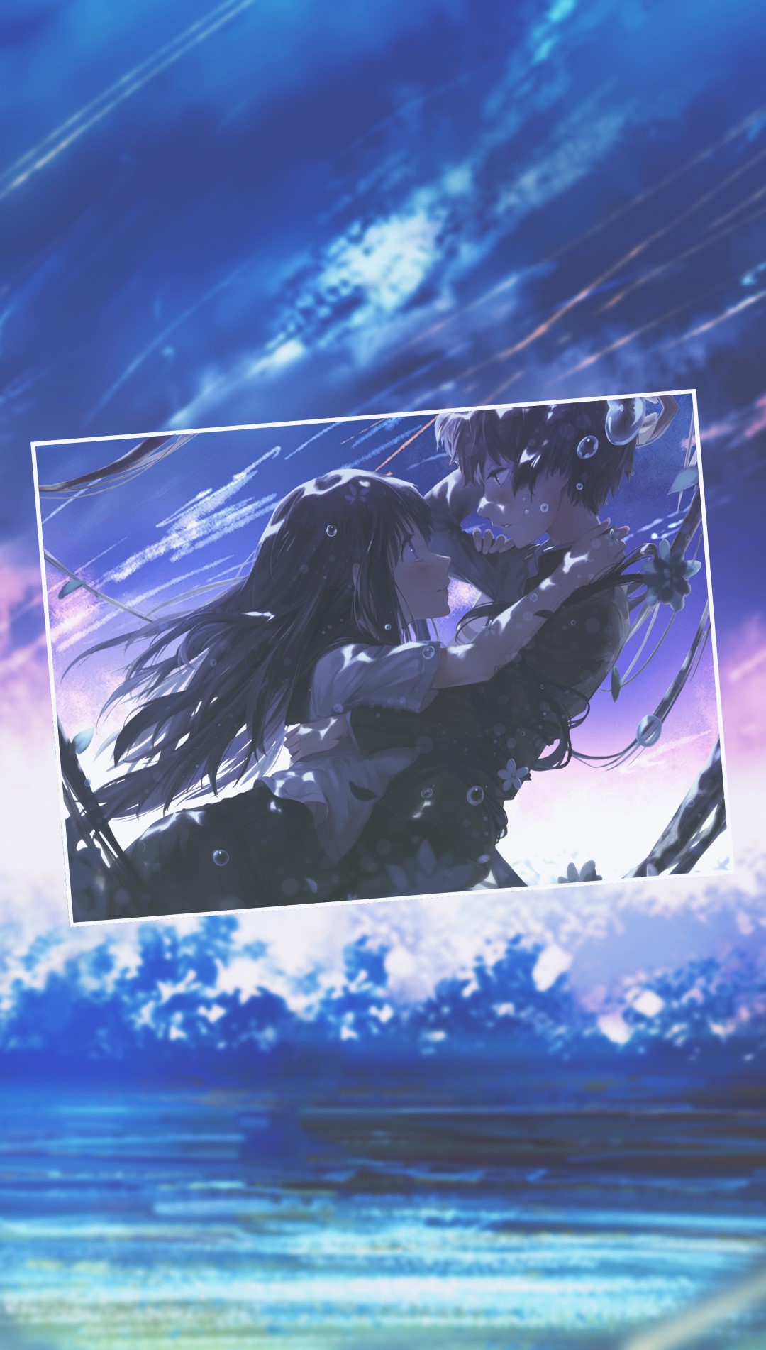 Chitanda Eru and Oreki Houtarou from Hyouka HD Phone Wallpaper
