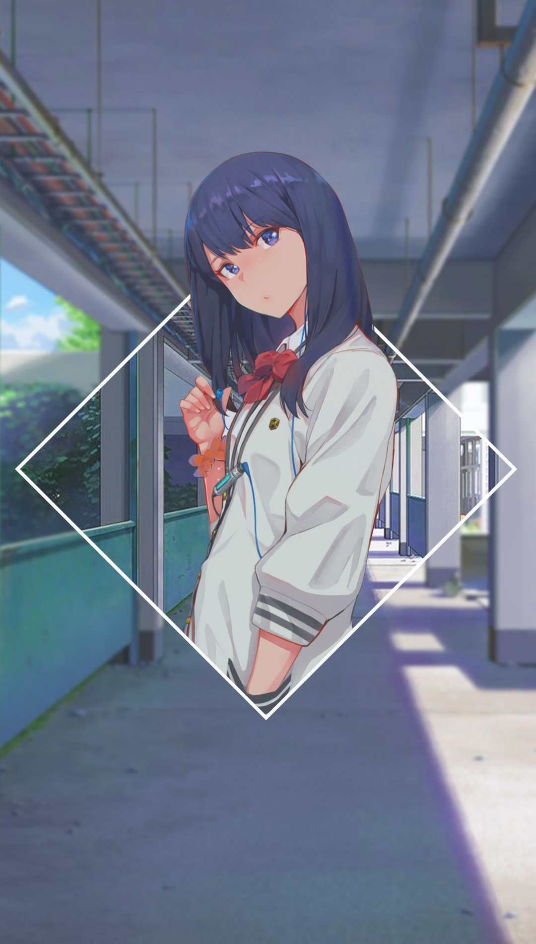 Takarada Rikka from SSSS.GRIDMAN HD Phone Wallpaper