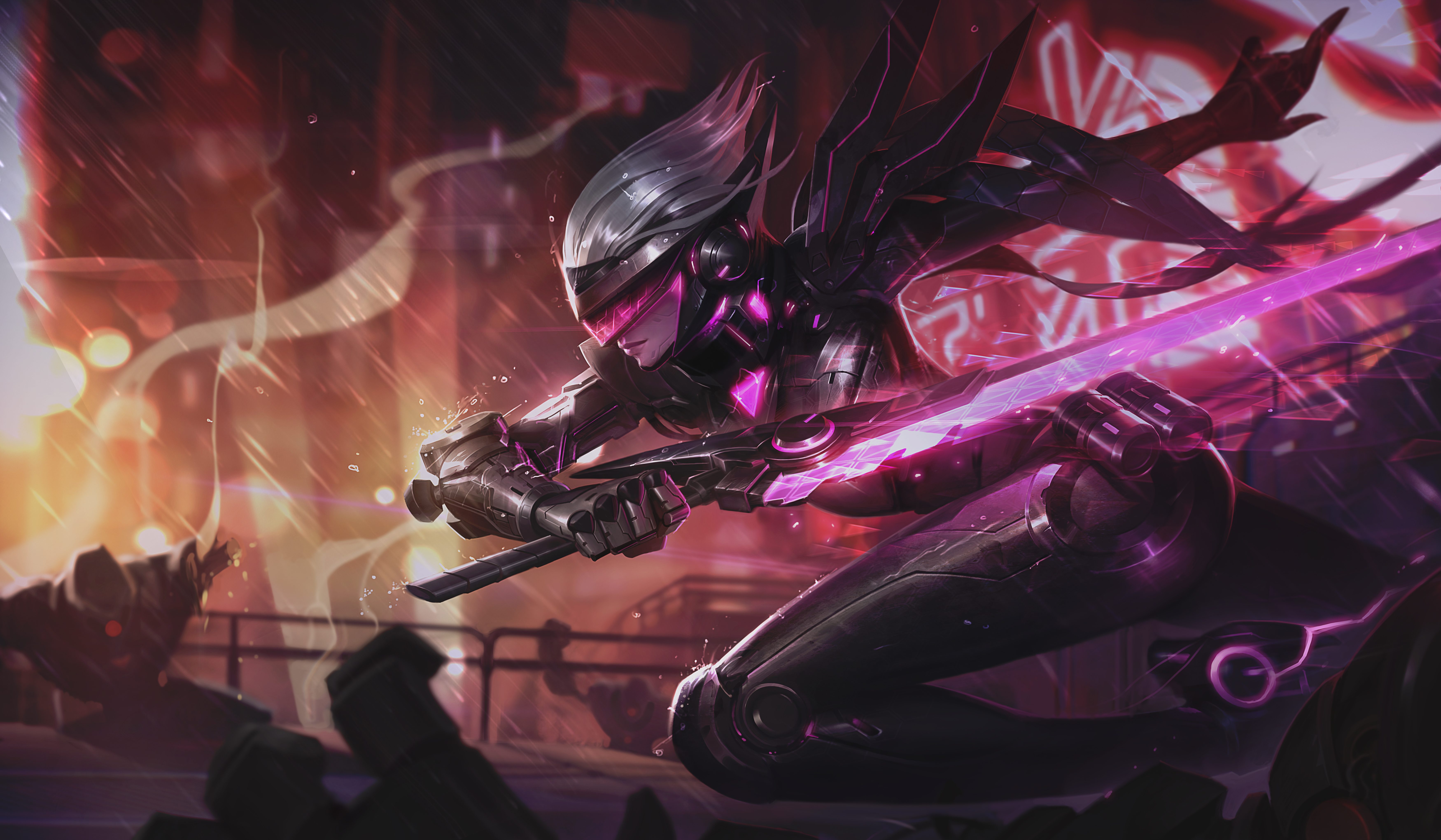 Fiora from League of Legends 4K HD Wallpaper