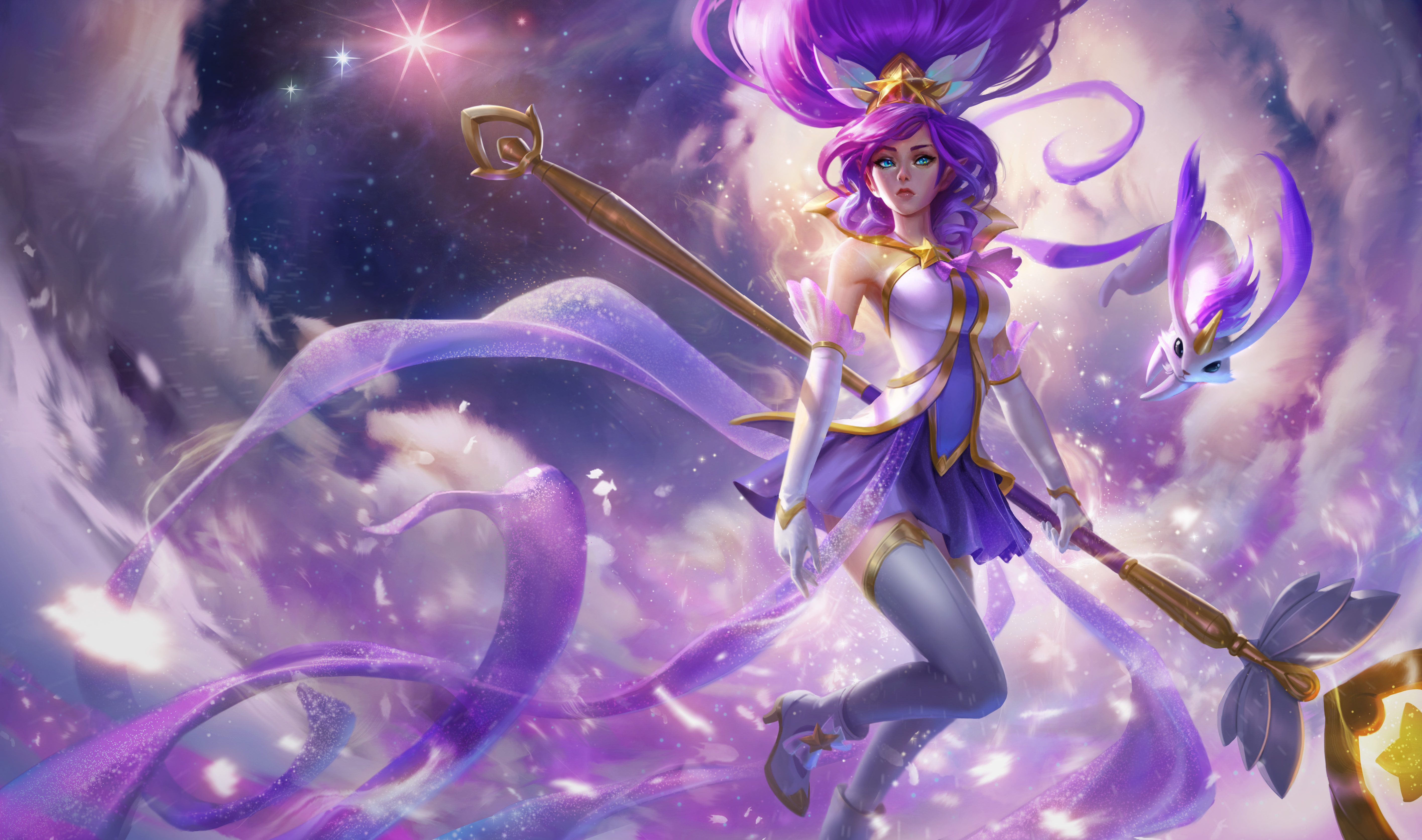 Janna from League of Legends 4K HD Wallpaper