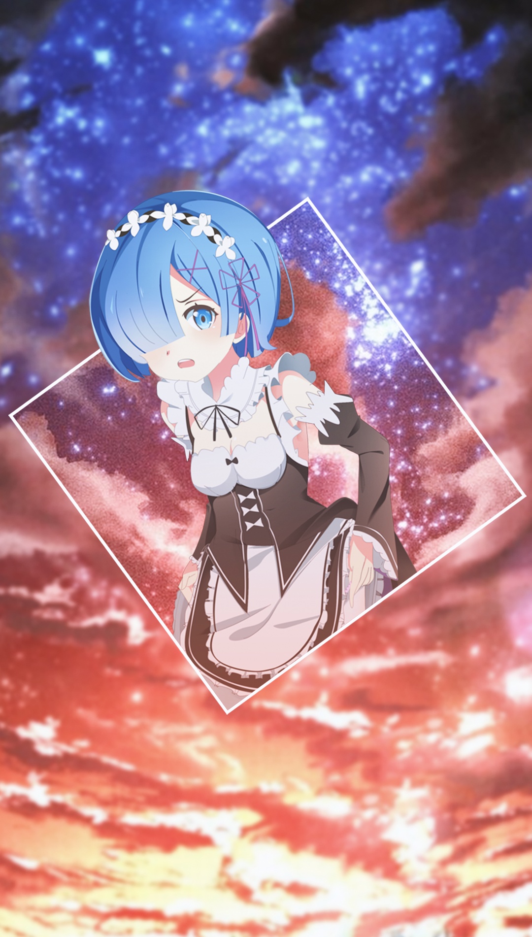 Rem from Re:Zero Kara Hajimeru Isekai Seikatsu HD Phone Wallpaper