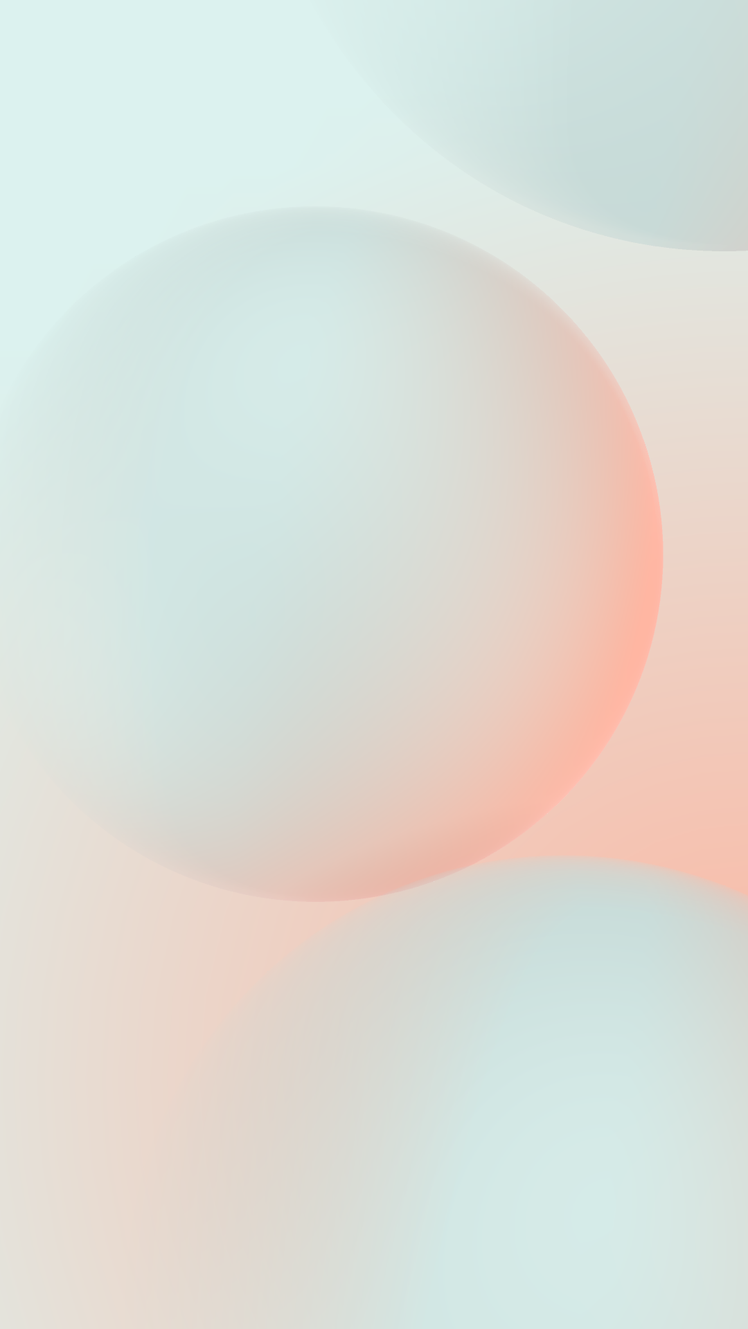 Abstract gradient shapes with soft pastel colors HD Phone Wallpaper